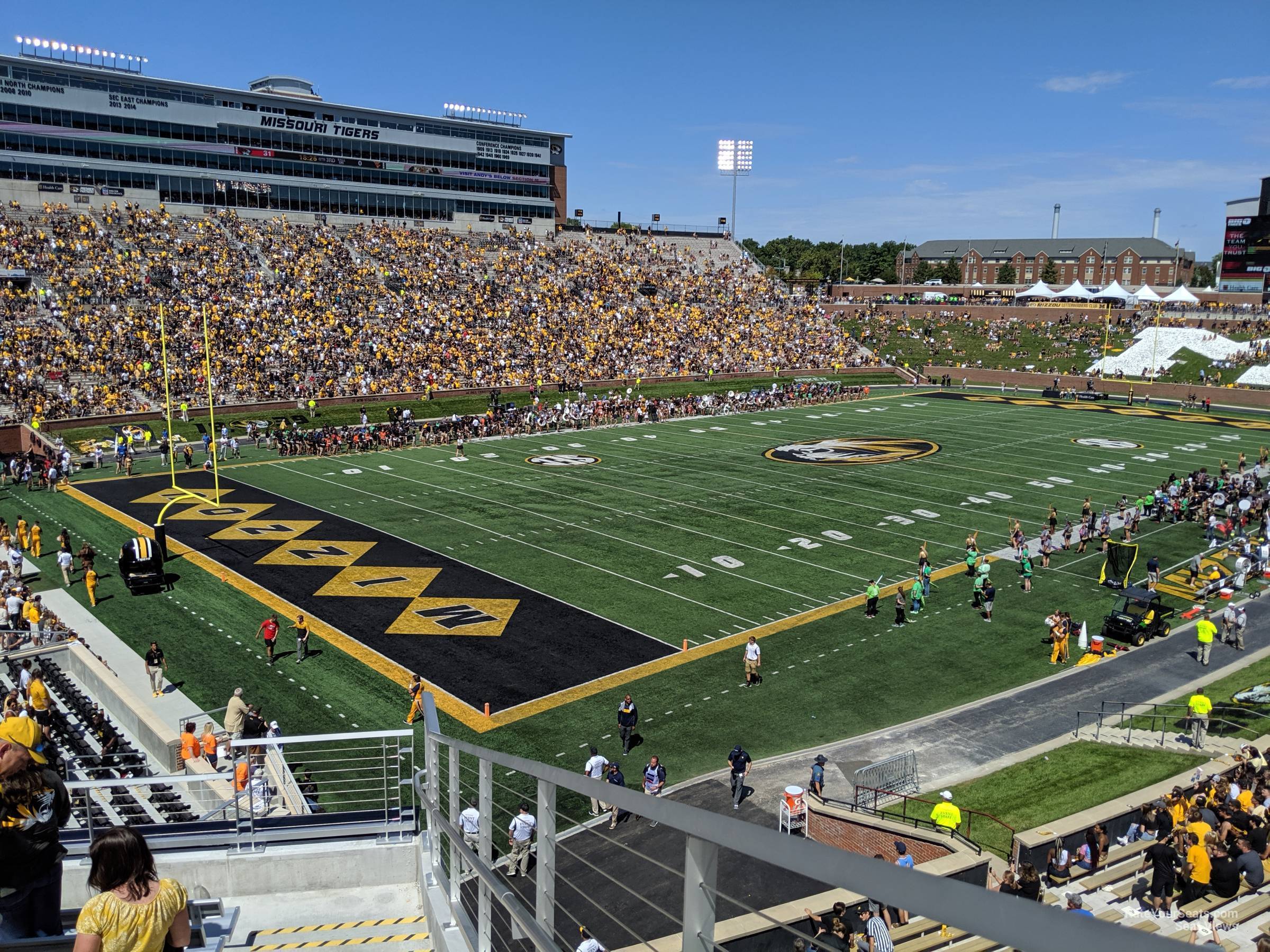 section 132 seat view  - faurot field