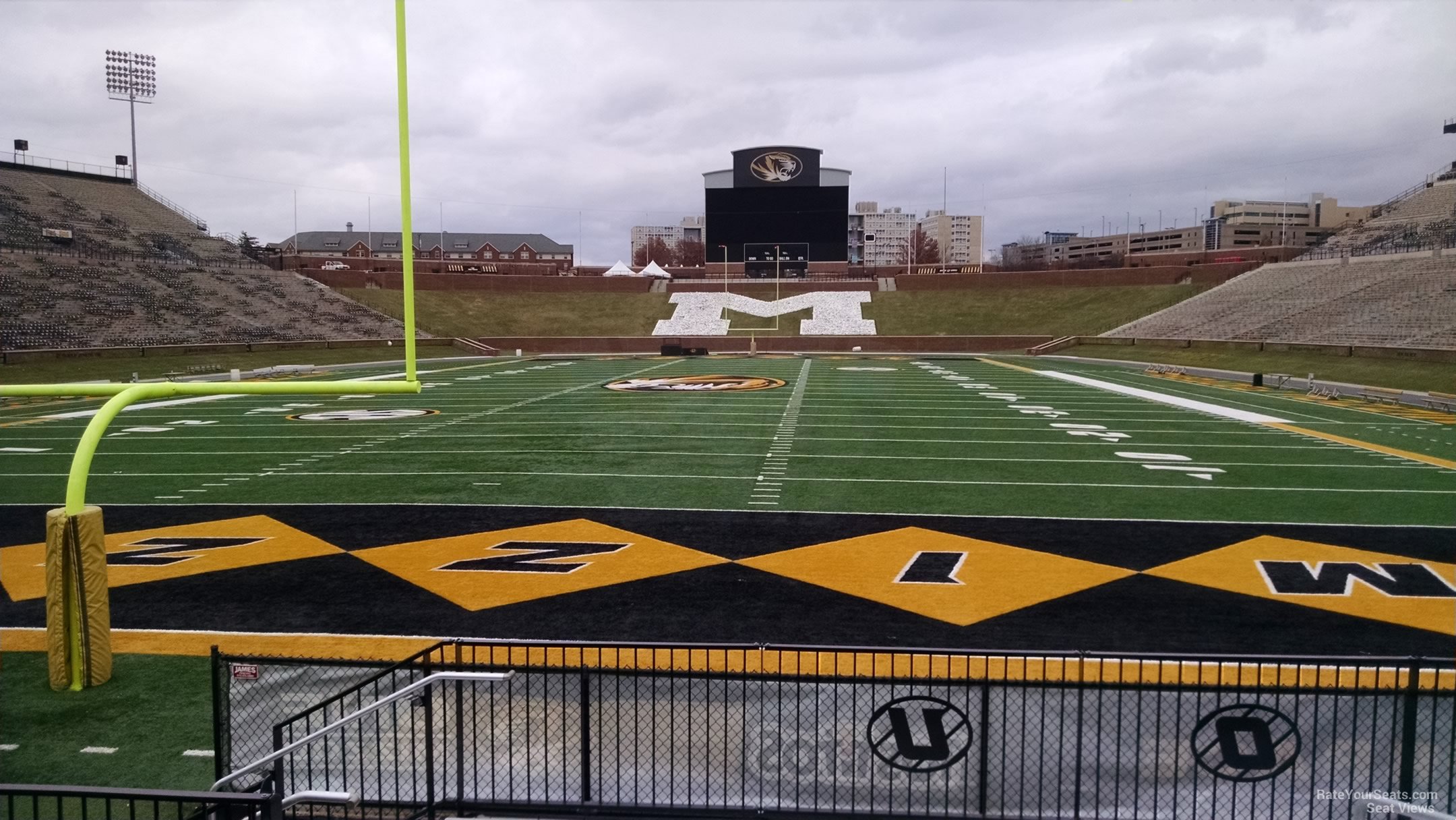 faurot field section 22 rateyourseats com faurot field seating chart rows