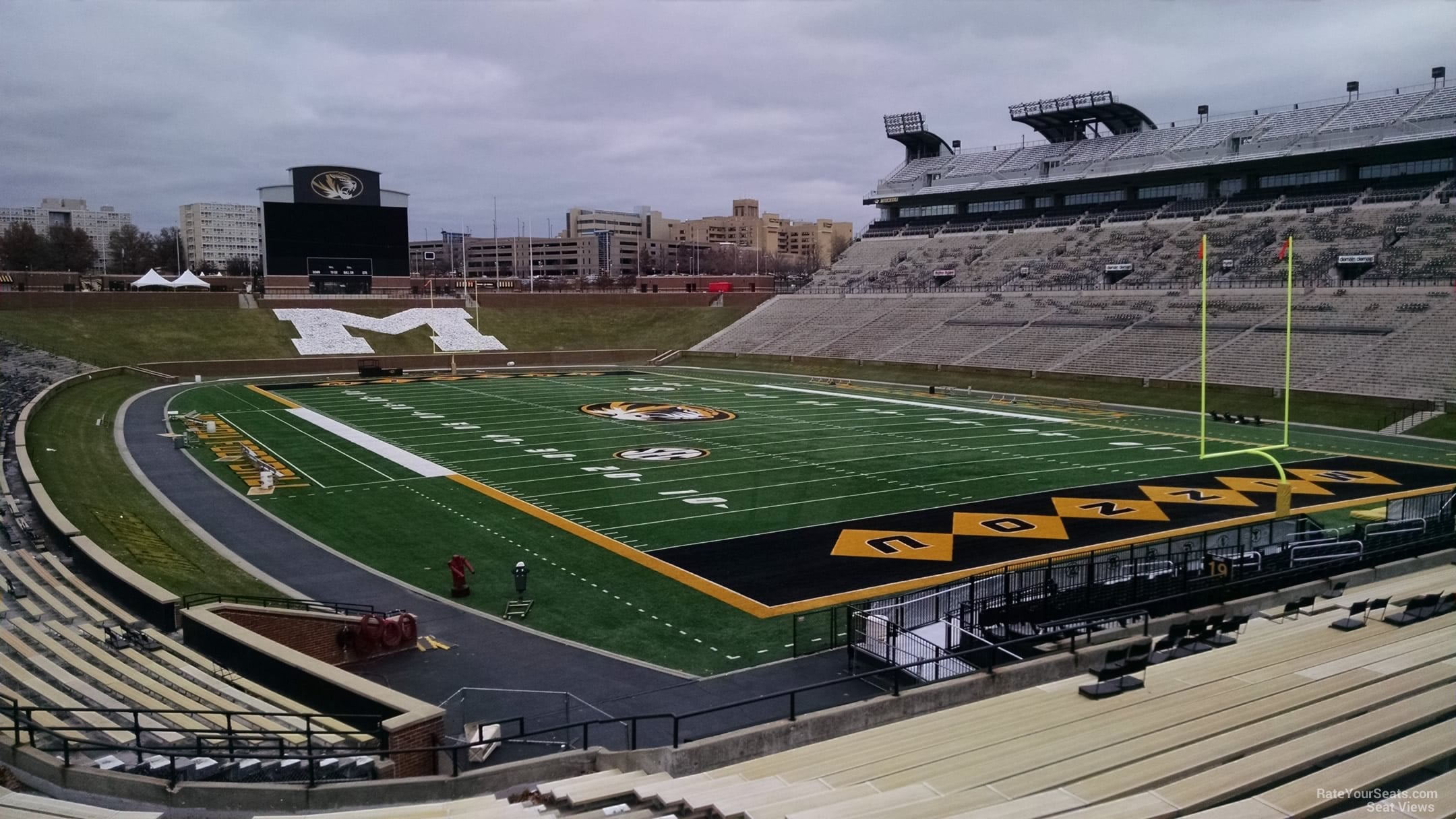 section 127, row 30 seat view  - faurot field