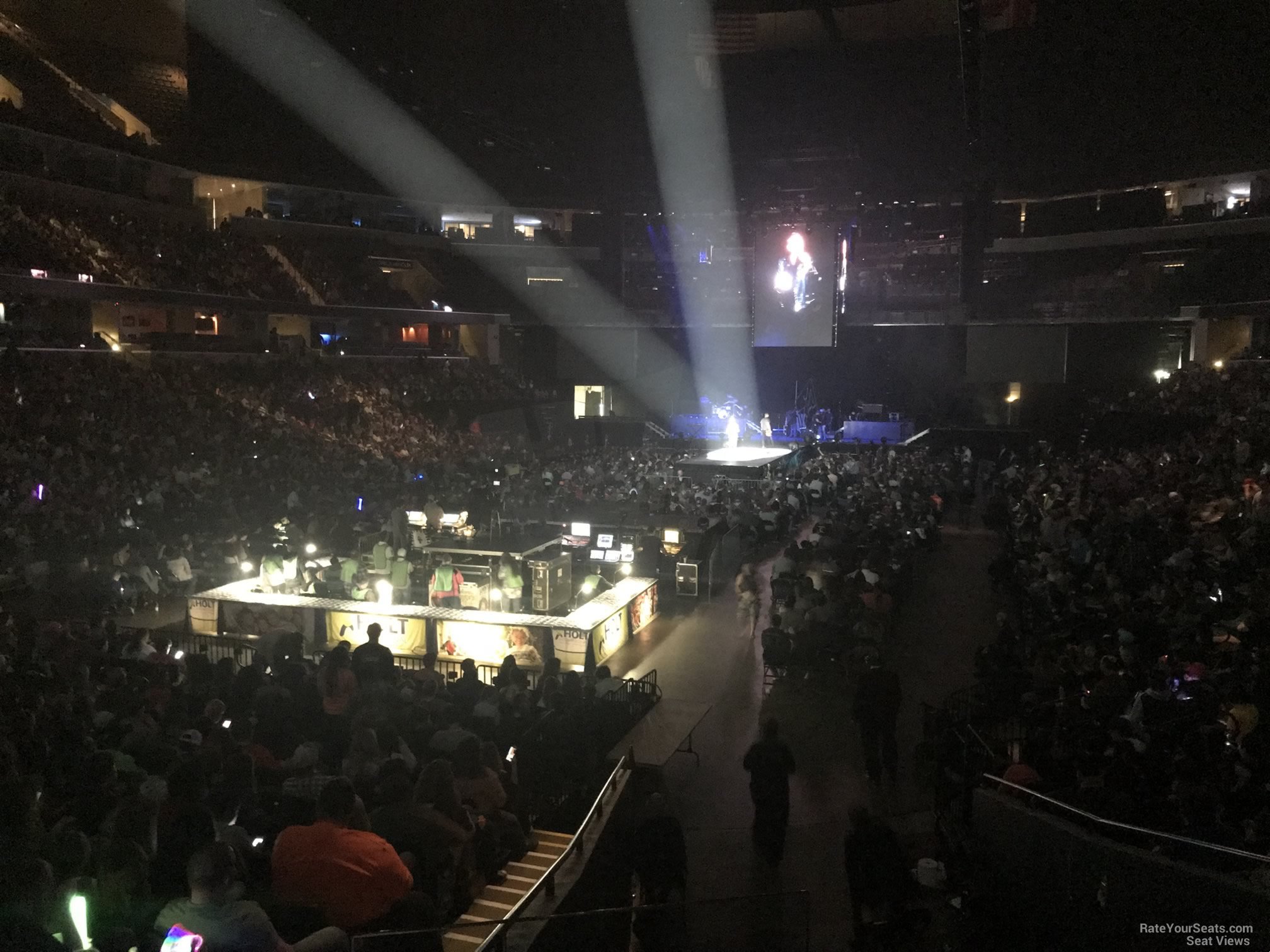 section 111, row s seat view  for concert - fedex forum