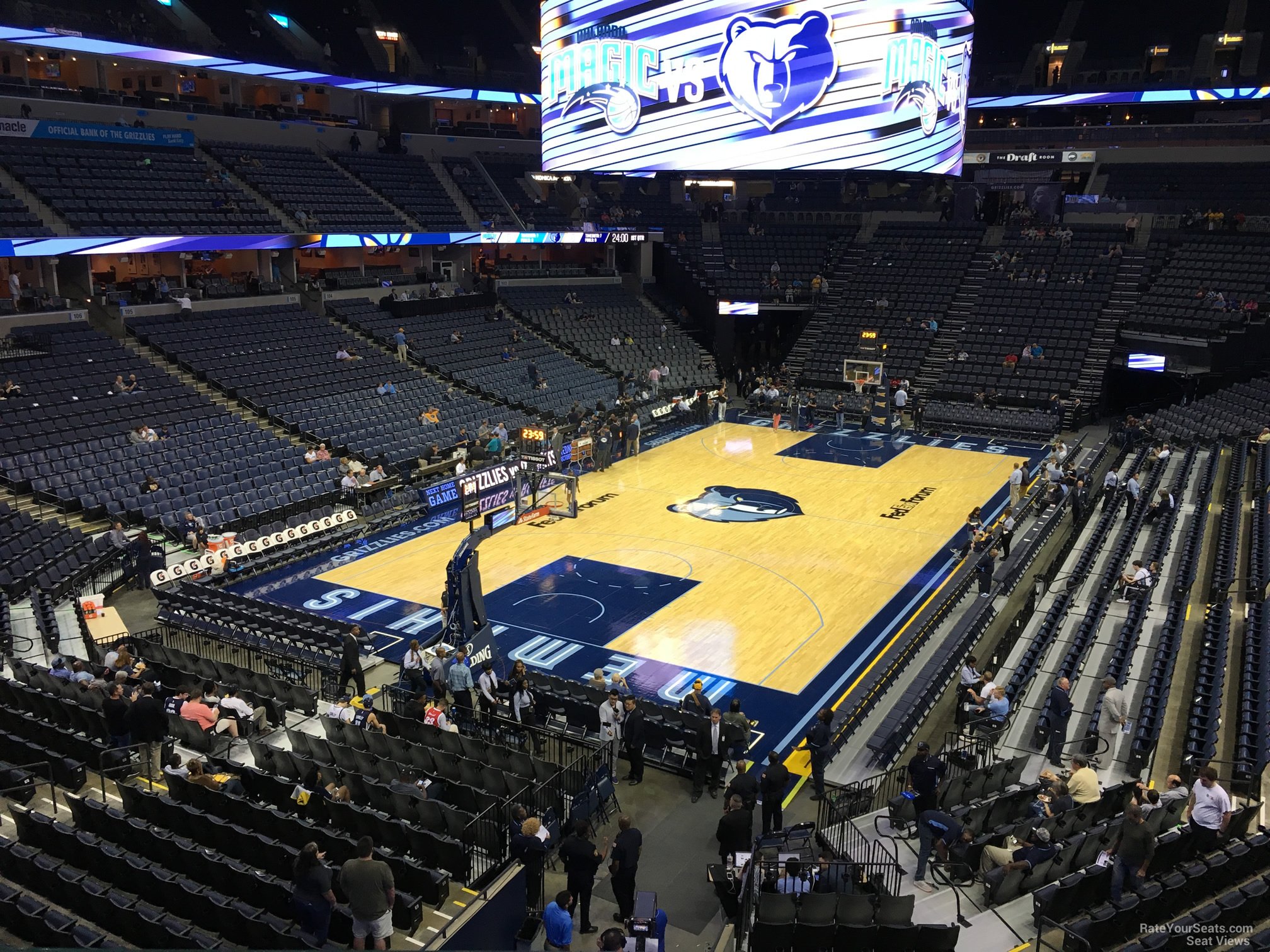 section 111a seat view  for basketball - fedex forum