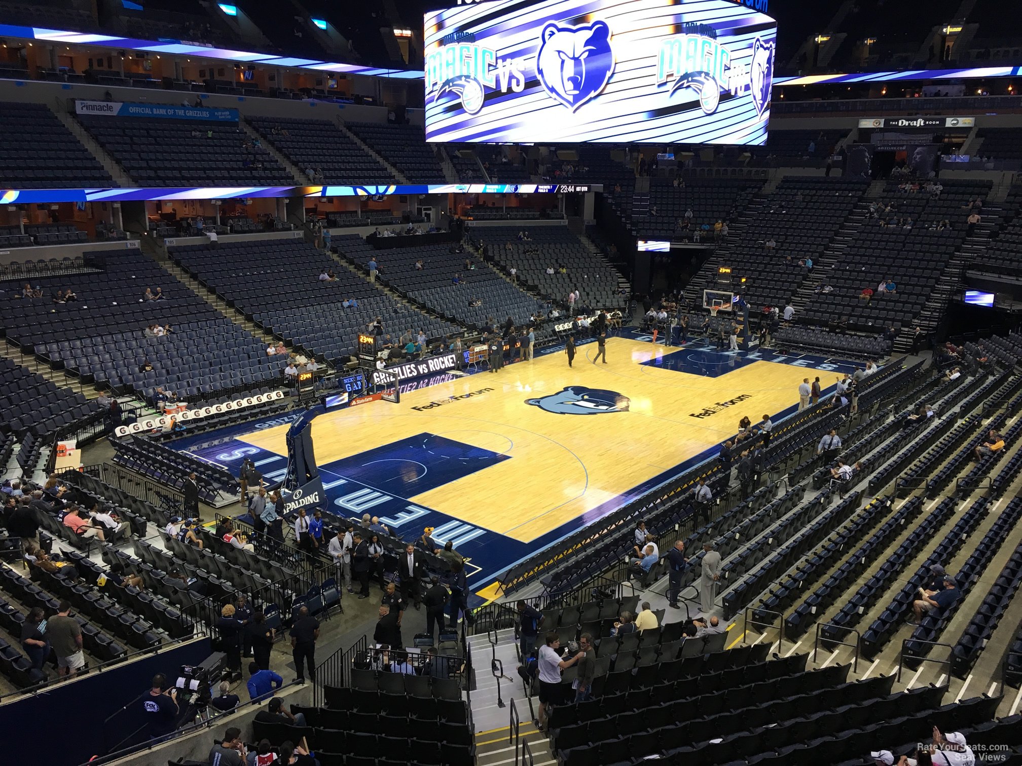 section 112a seat view  for basketball - fedex forum