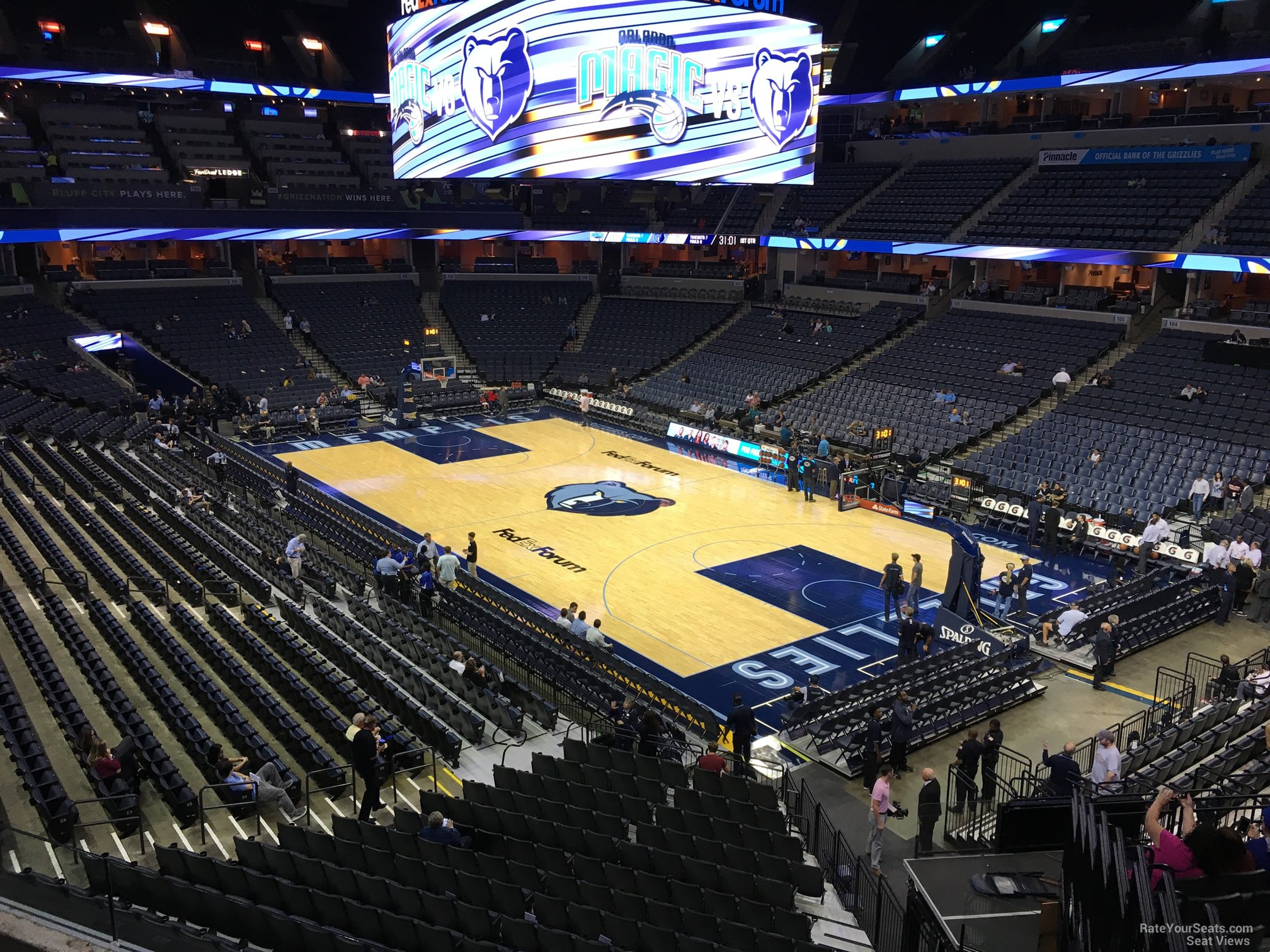 section 116a seat view  for basketball - fedex forum