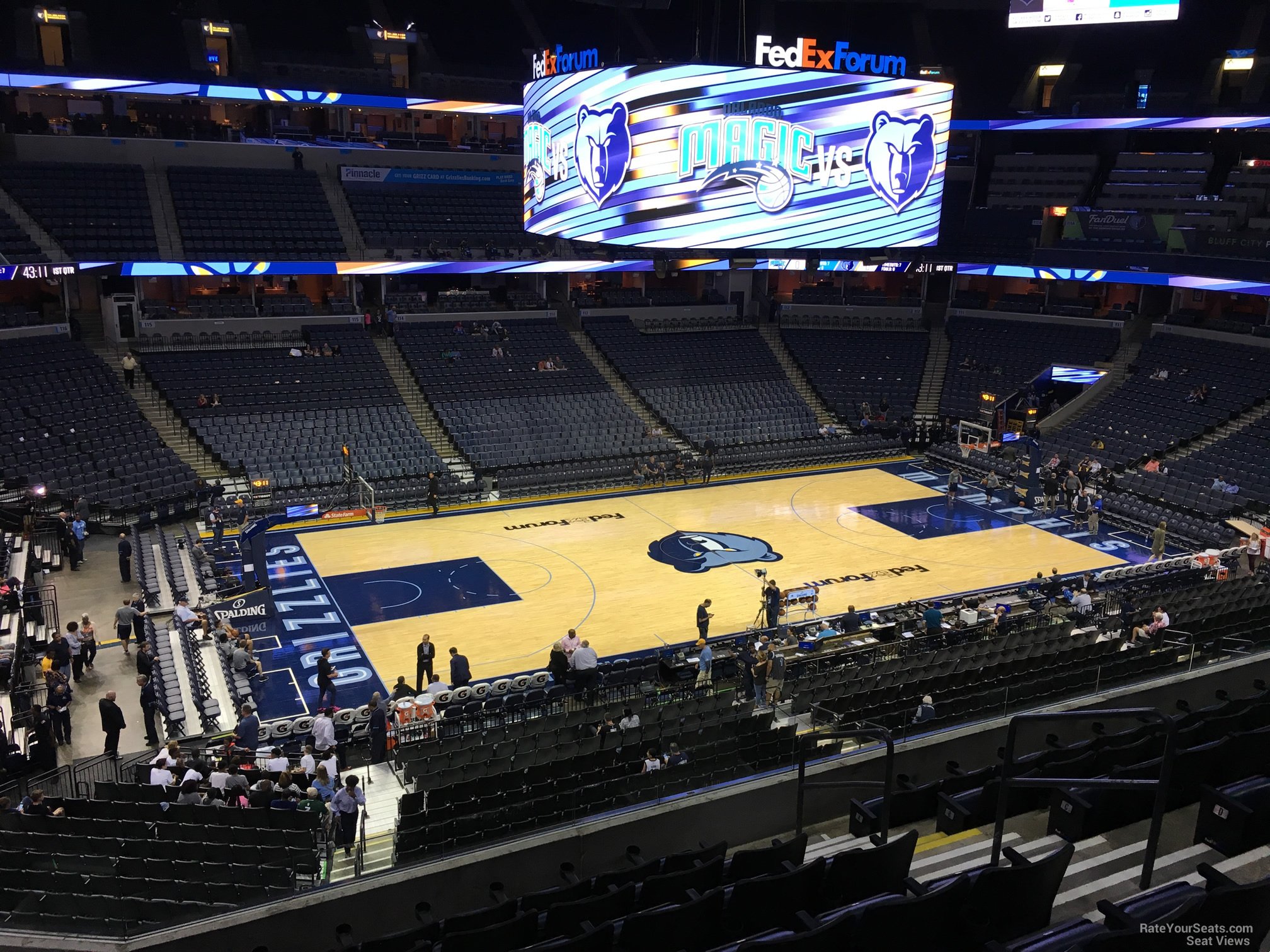 Section P2 At Fedex Forum