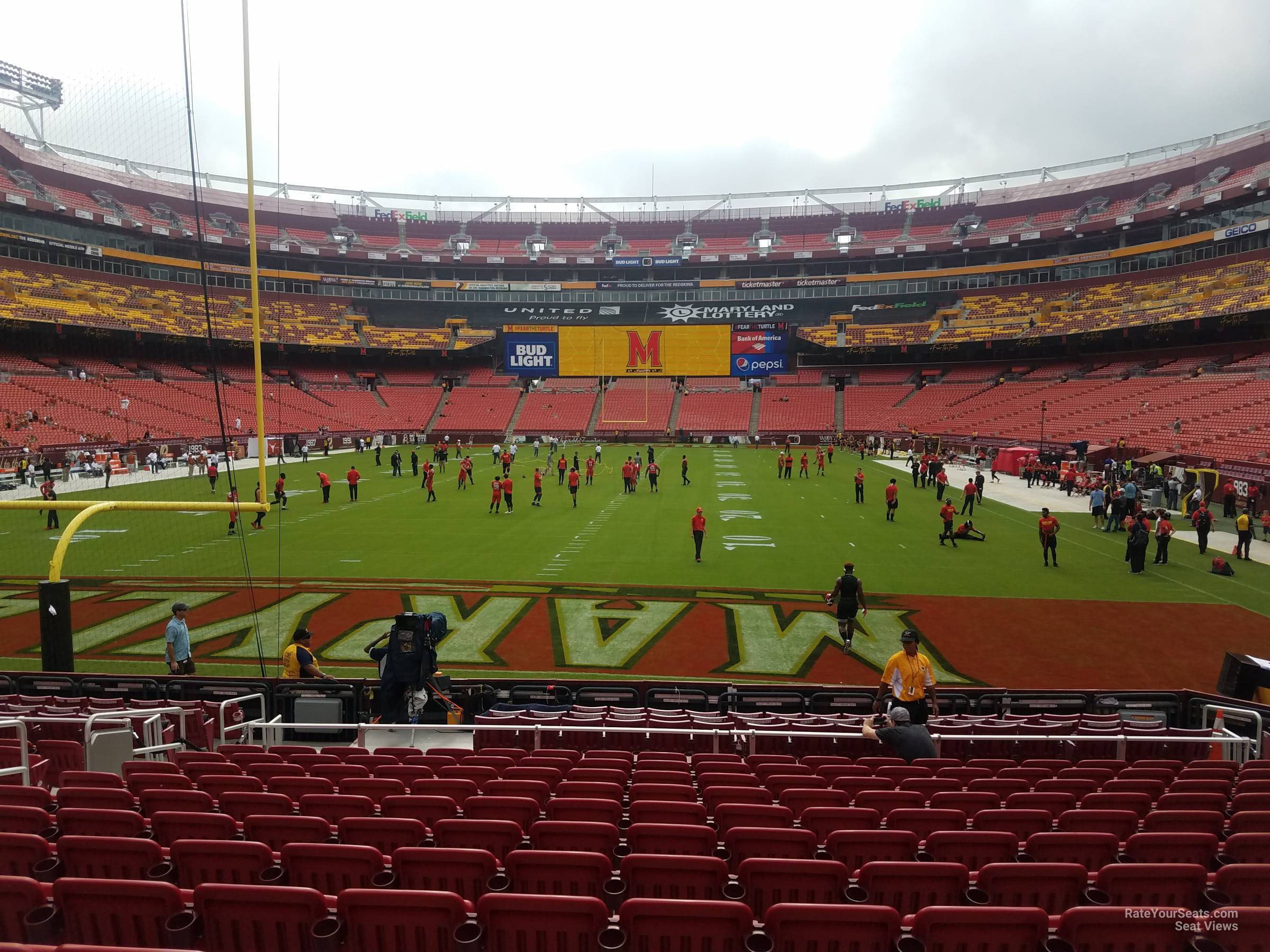 section 110, row 13 seat view  for football - northwest stadium