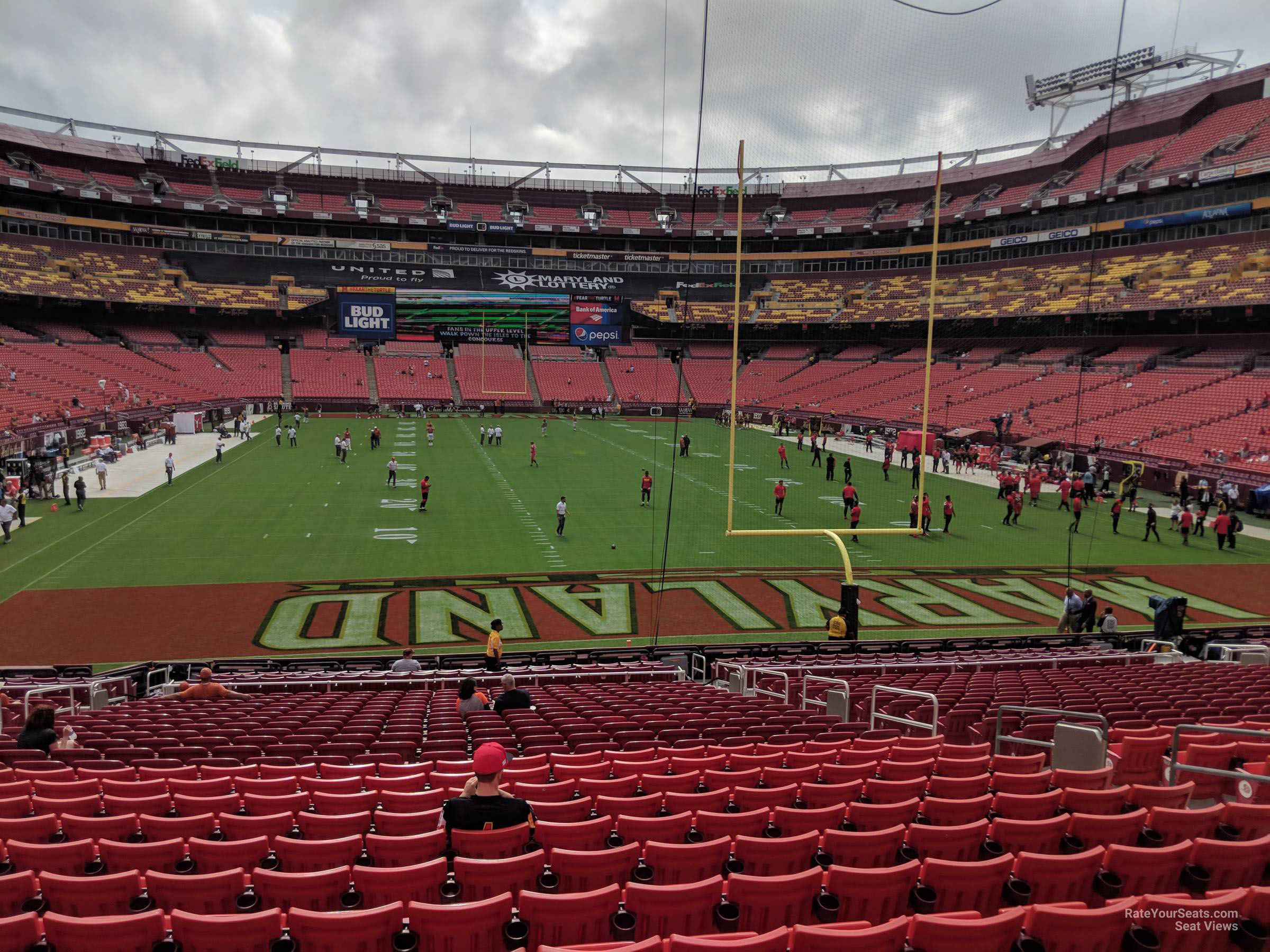 section 112, row 25 seat view  for football - northwest stadium