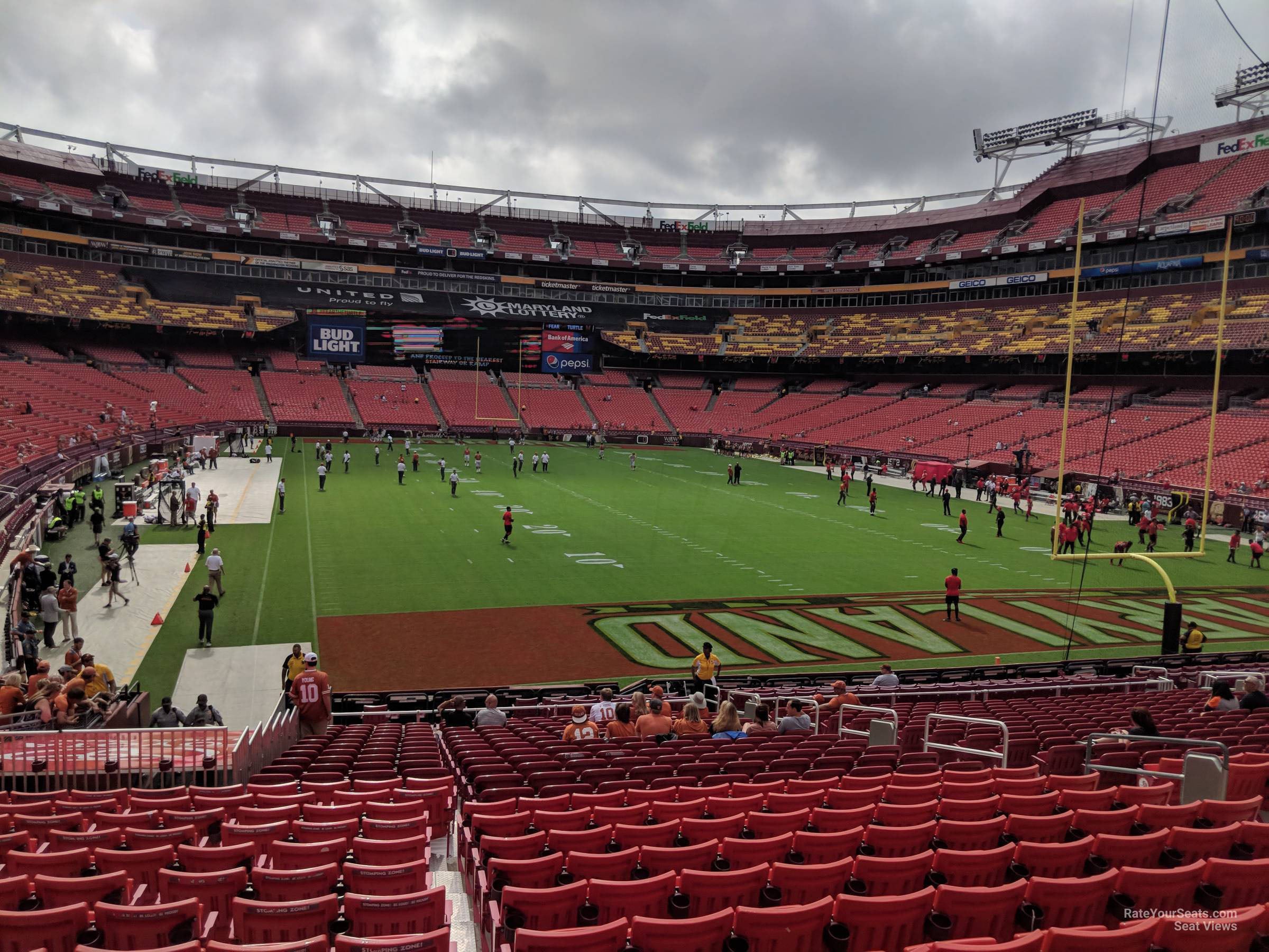 section 113, row 25 seat view  for football - northwest stadium