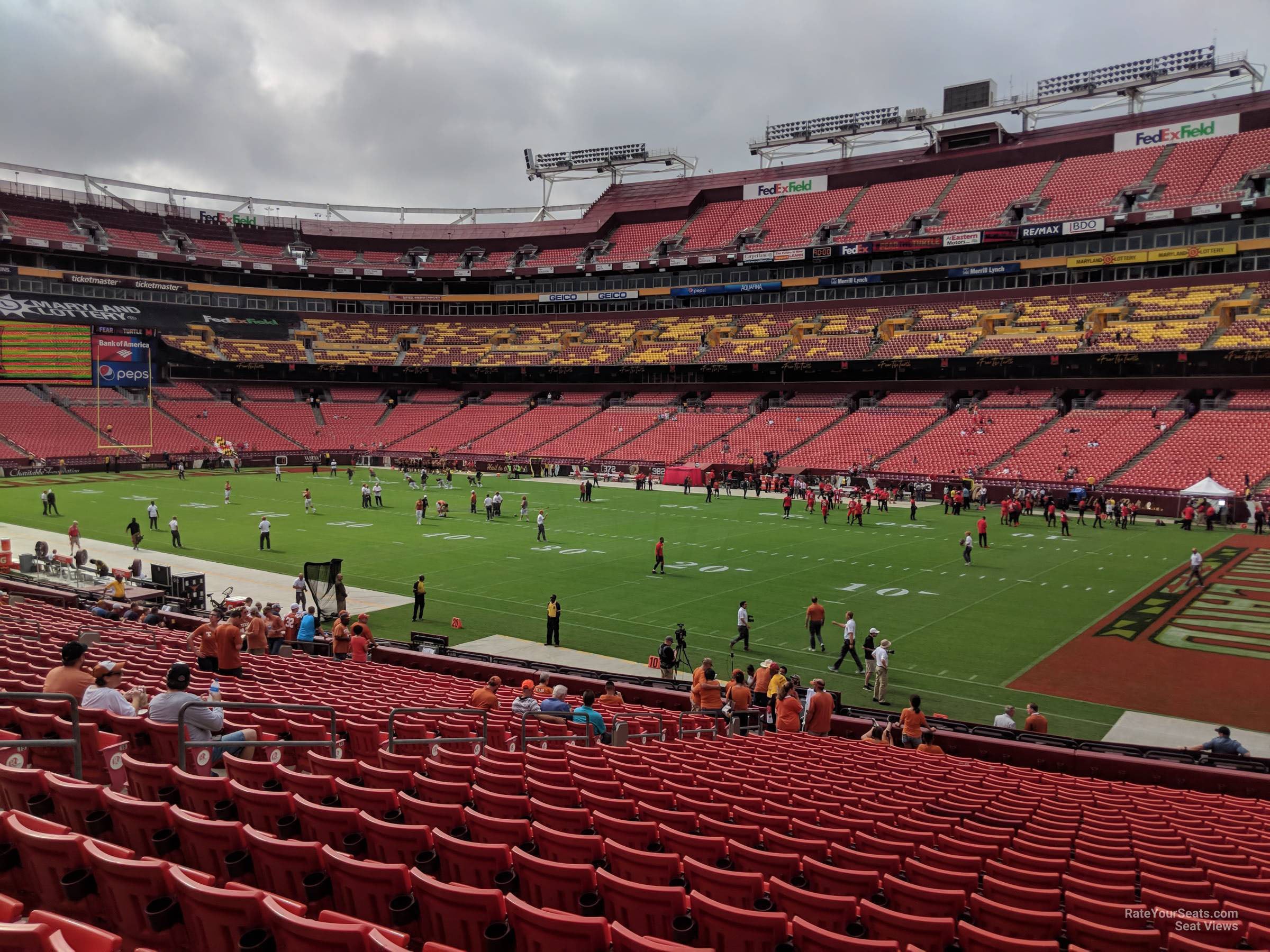 section 117, row 25 seat view  for football - northwest stadium