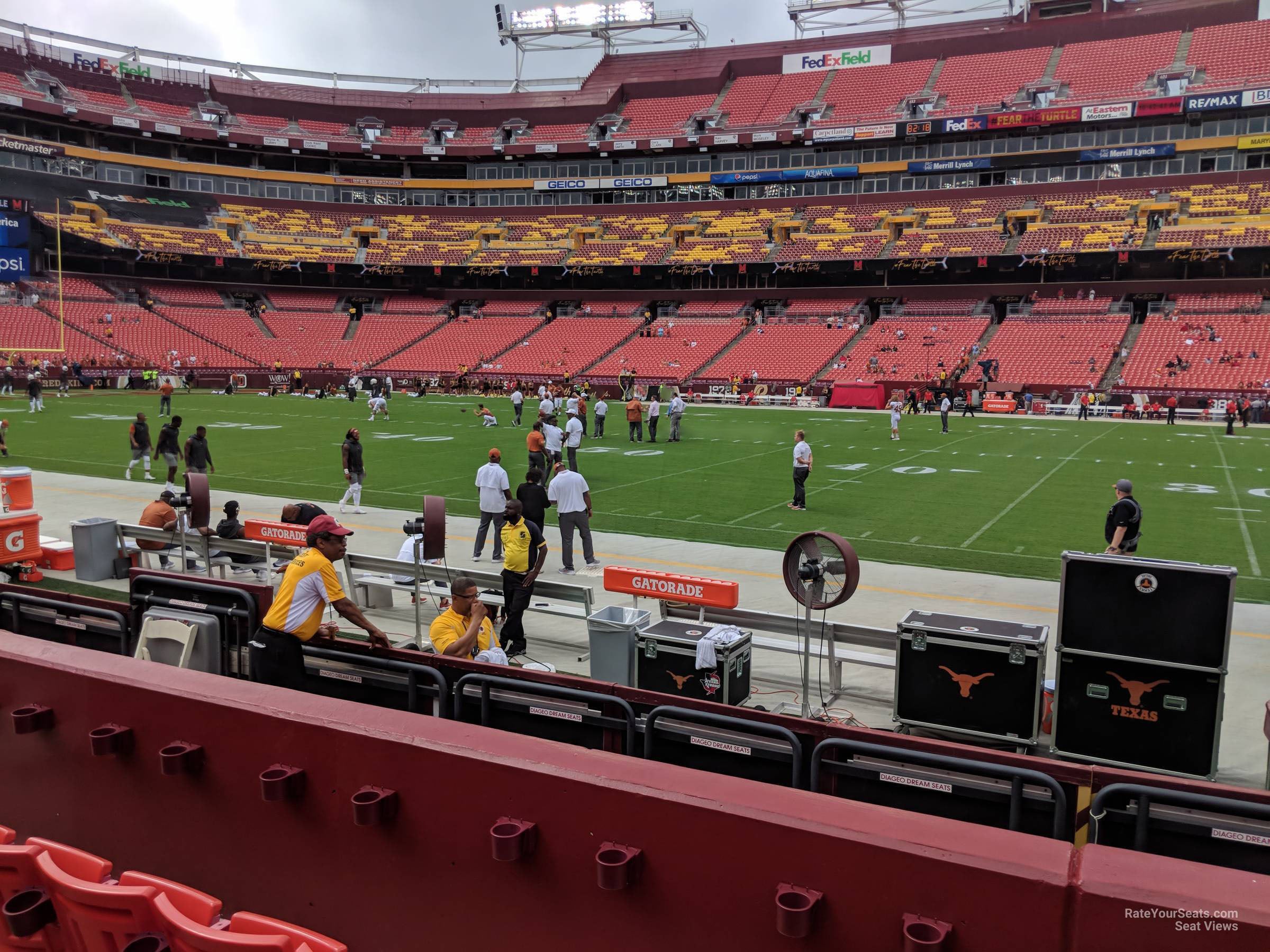 section 120, row 4 seat view  for football - northwest stadium