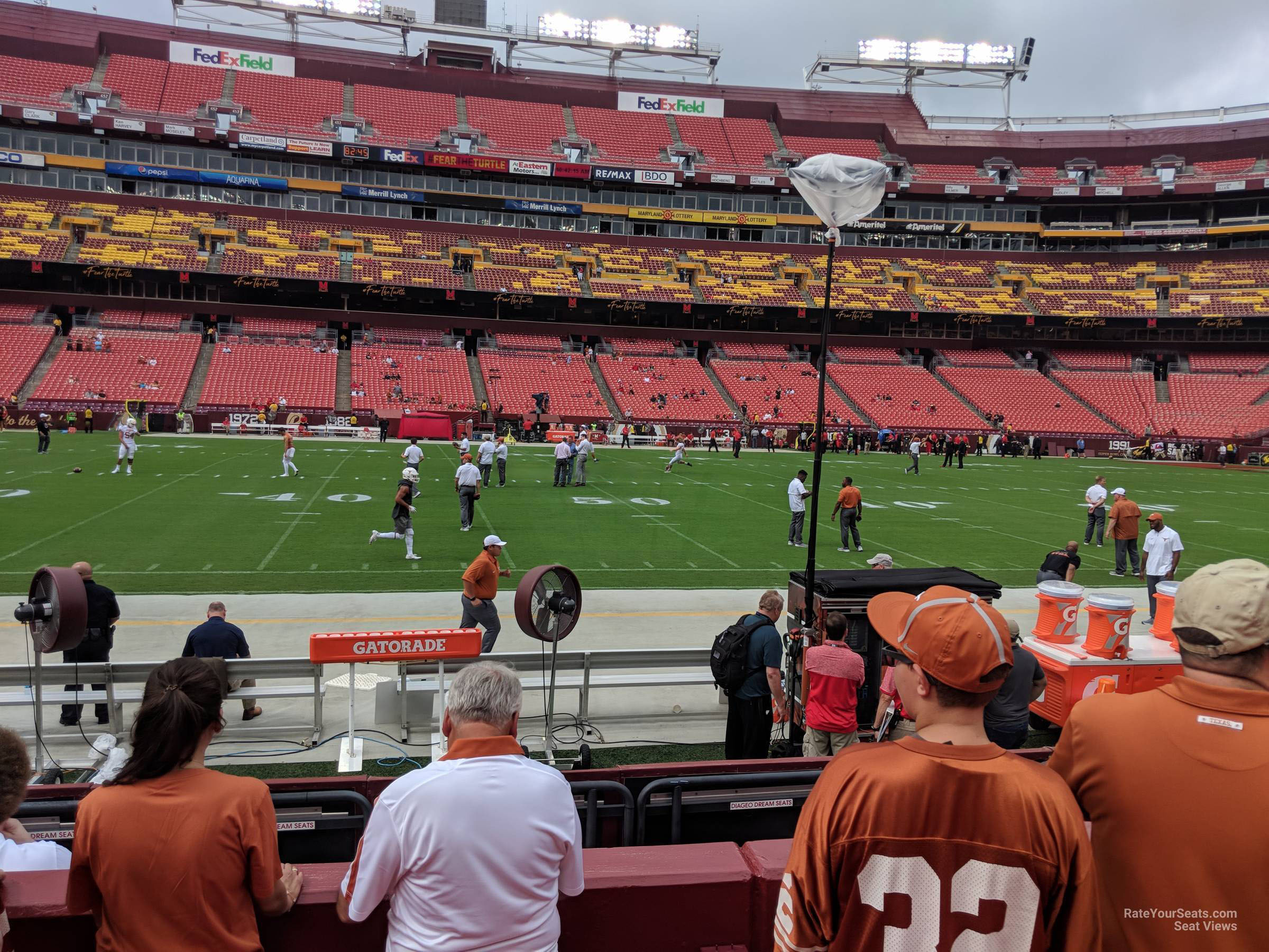 section 122, row 4 seat view  for football - northwest stadium