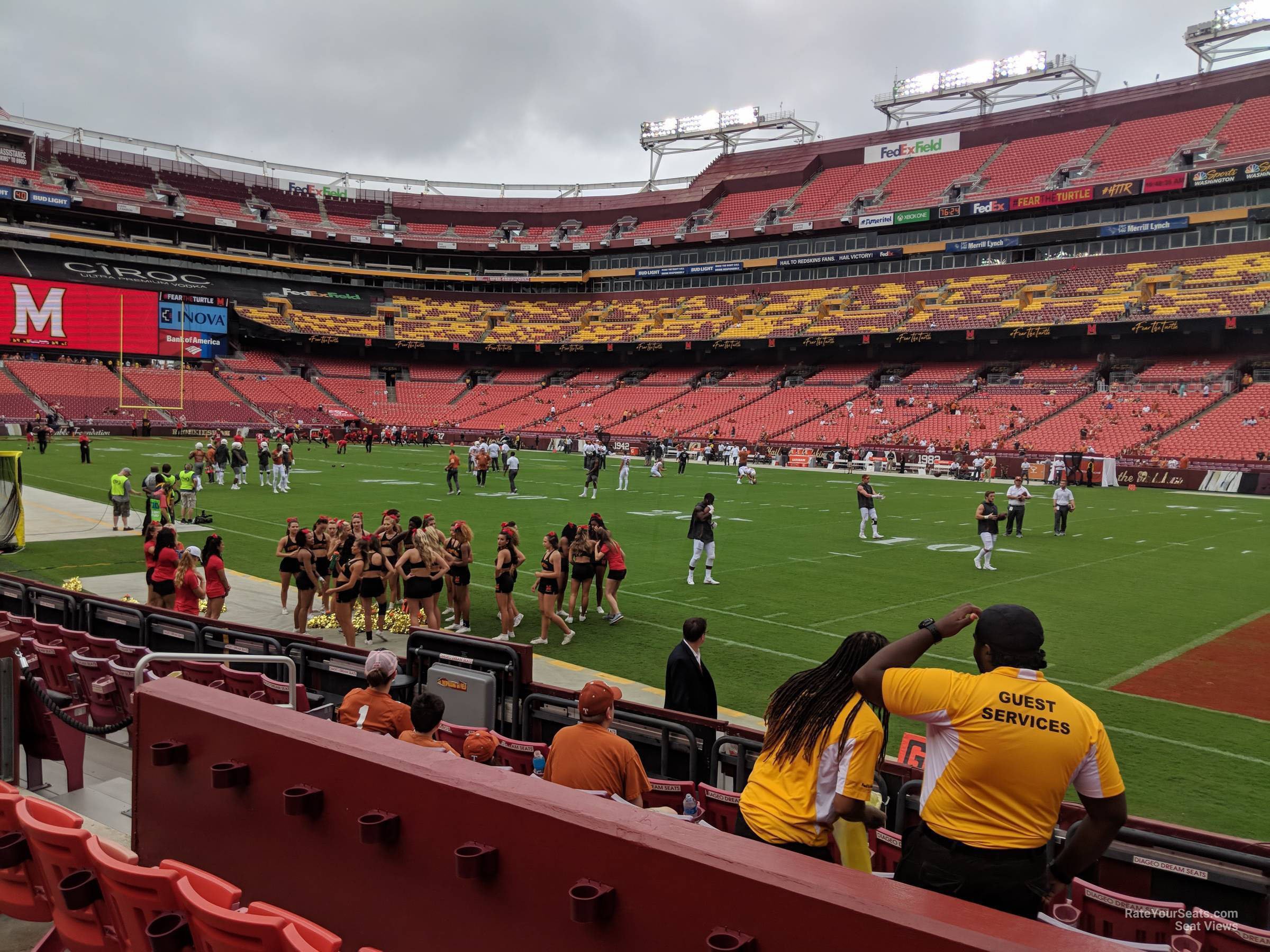 section 138, row 4 seat view  for football - northwest stadium