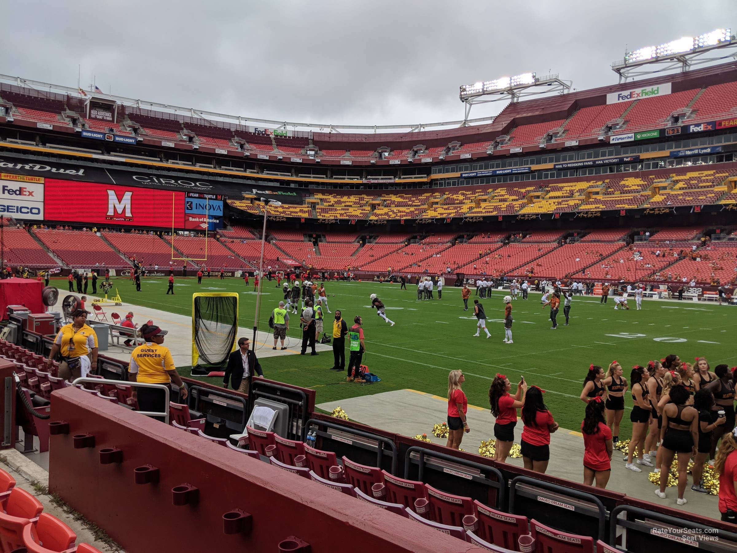 section 139, row 4 seat view  - fedexfield