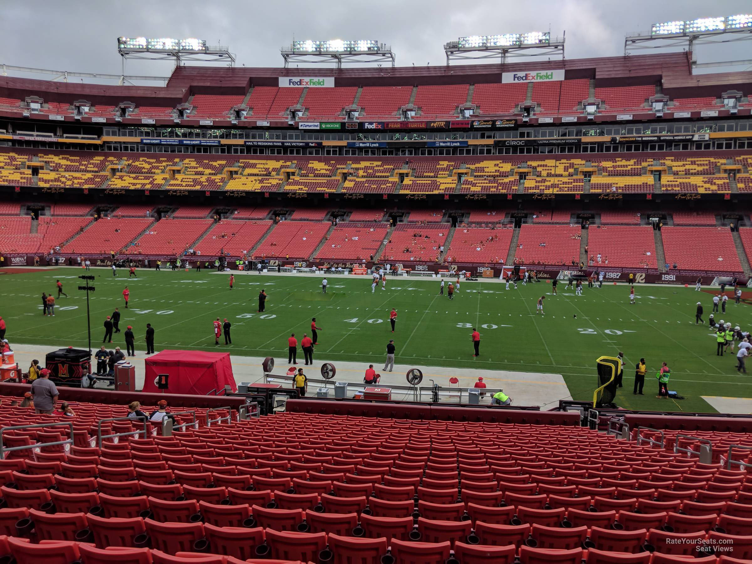 section 141, row 25 seat view  for football - northwest stadium