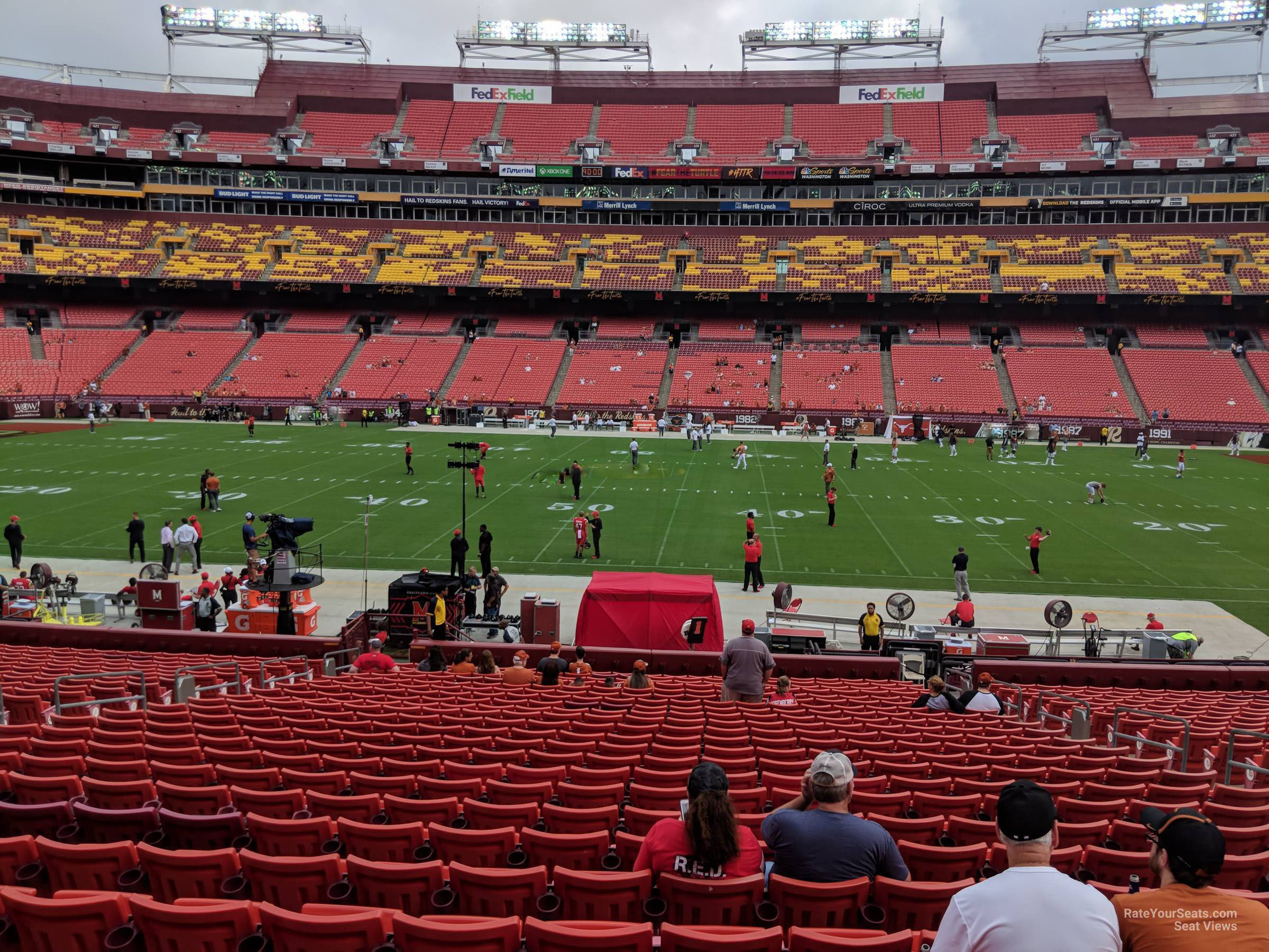 section 142, row 25 seat view  for football - northwest stadium