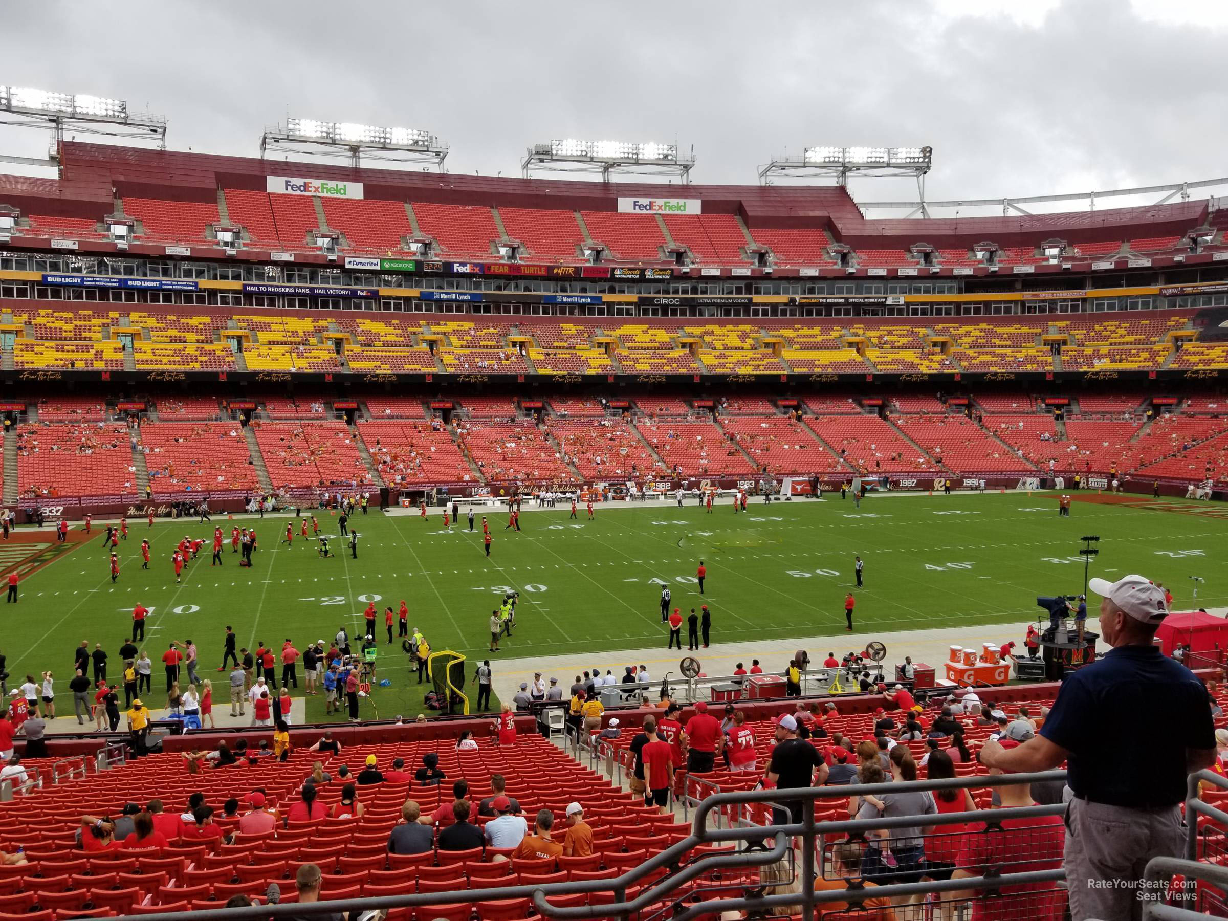 section 203, row 5 seat view  for football - northwest stadium