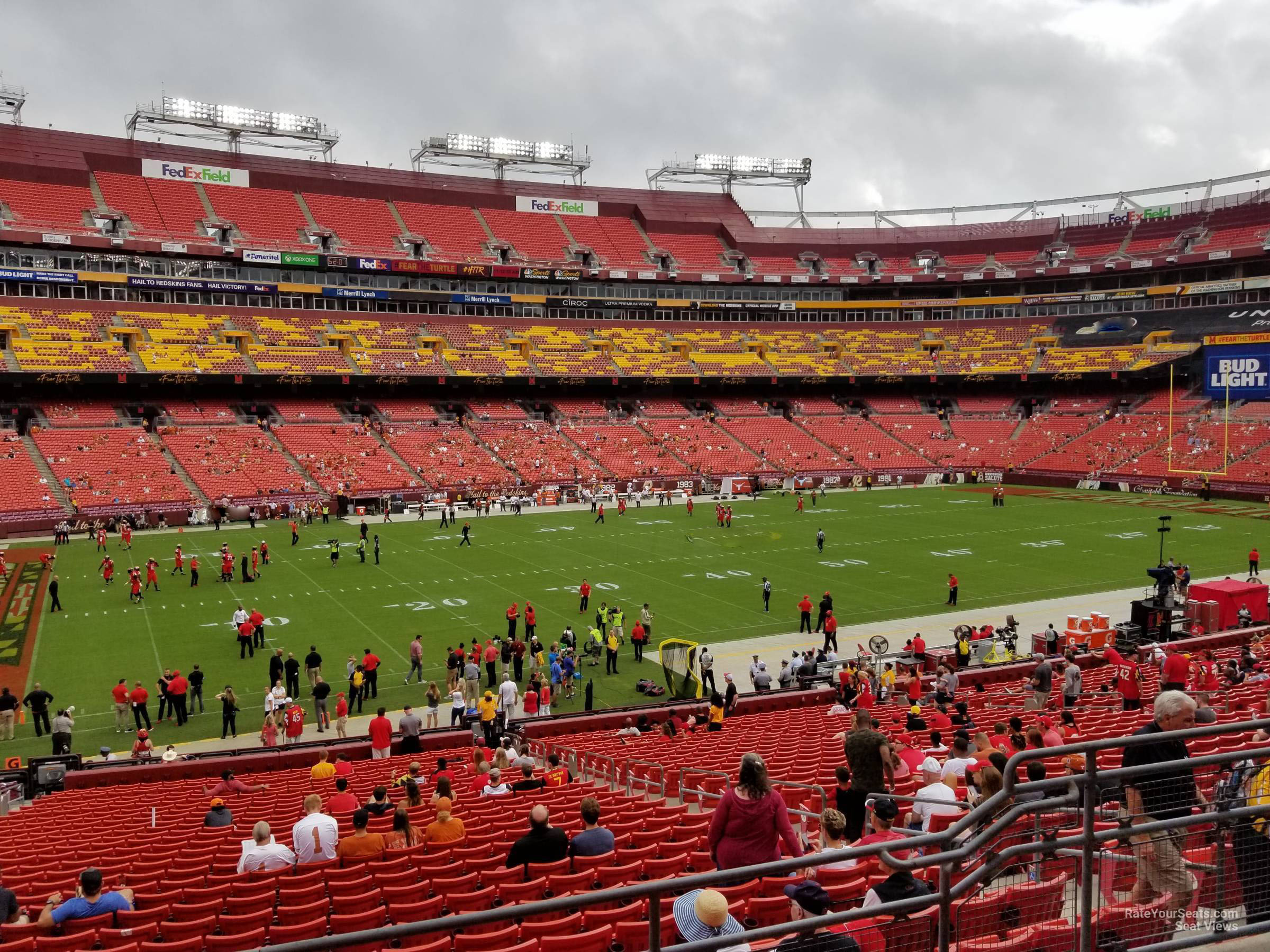 section 204, row 5 seat view  for football - northwest stadium