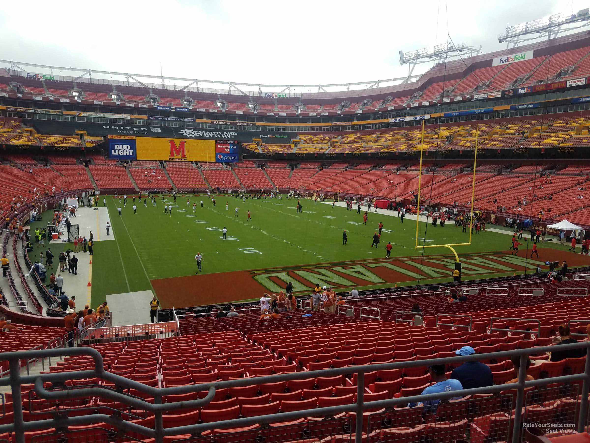 section 213, row 4 seat view  for football - northwest stadium