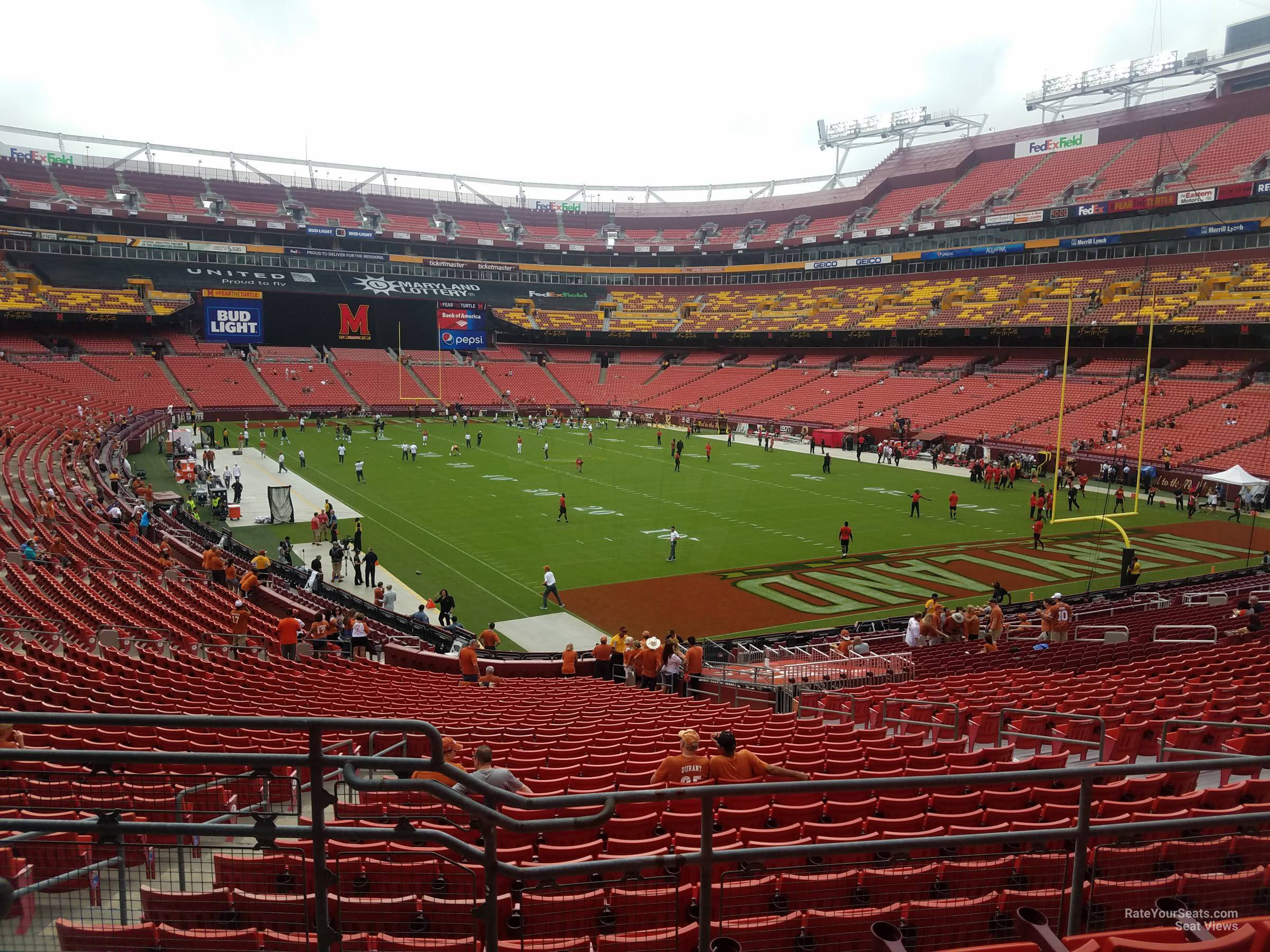 section 214, row 4 seat view  for football - northwest stadium