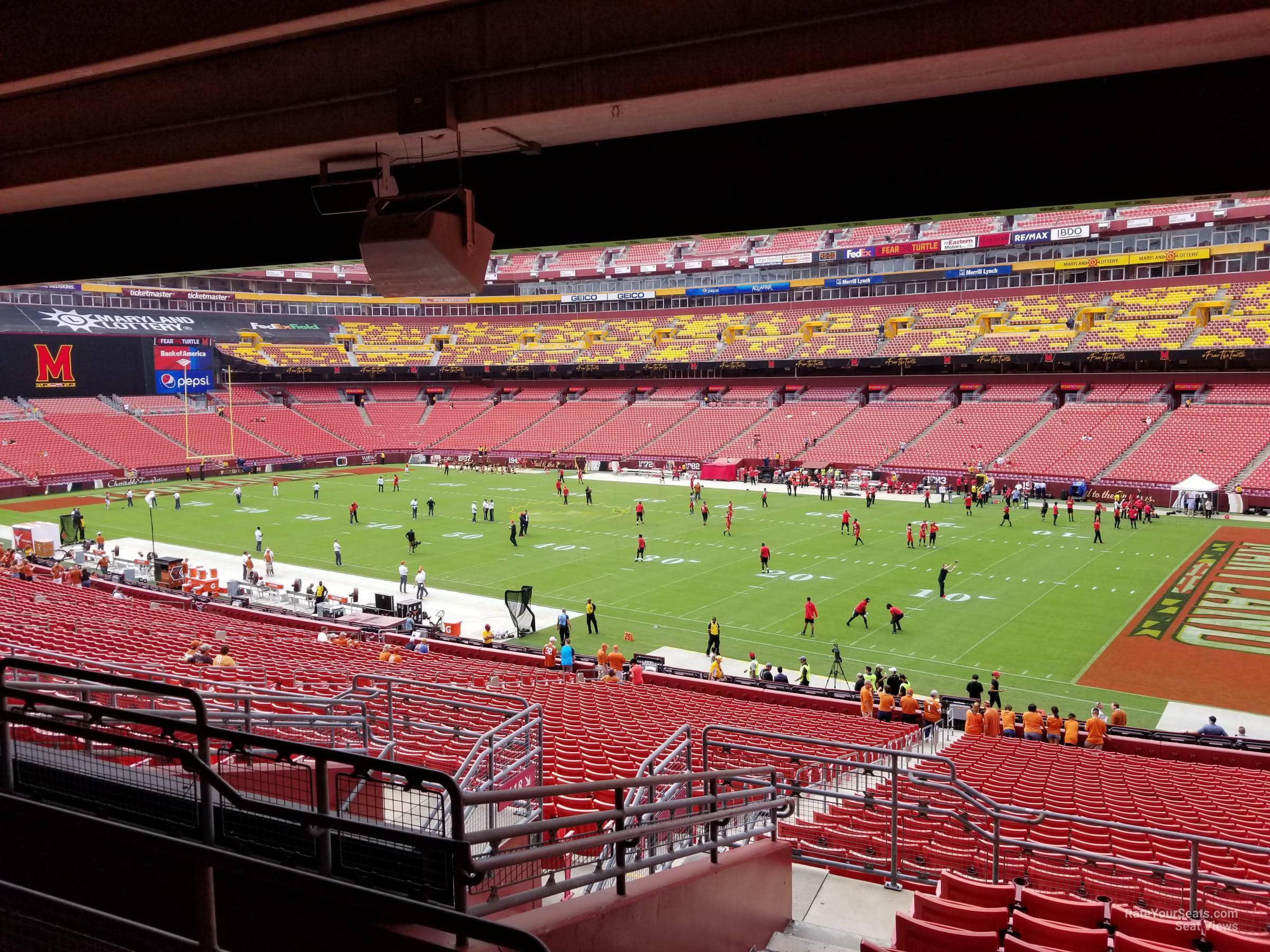 section 217, row 10 seat view  for football - northwest stadium