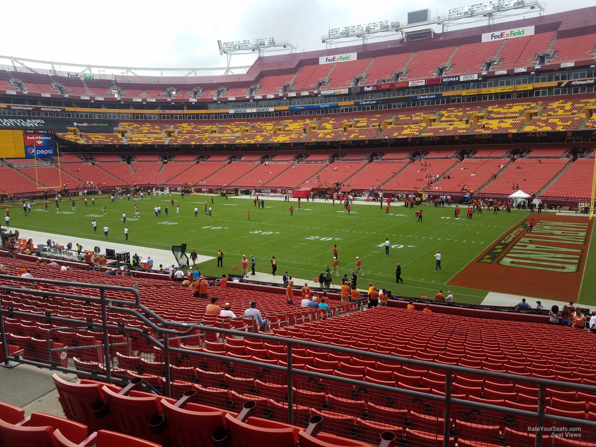 section 217, row 4 seat view  for football - northwest stadium