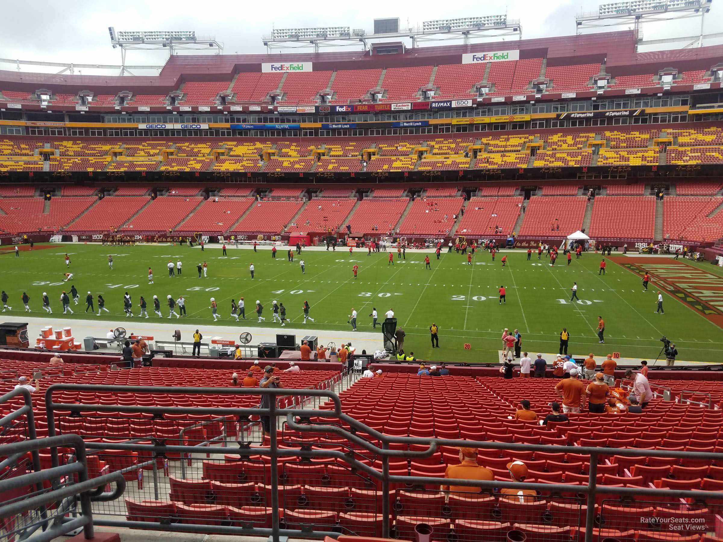 section 219, row 4 seat view  for football - northwest stadium