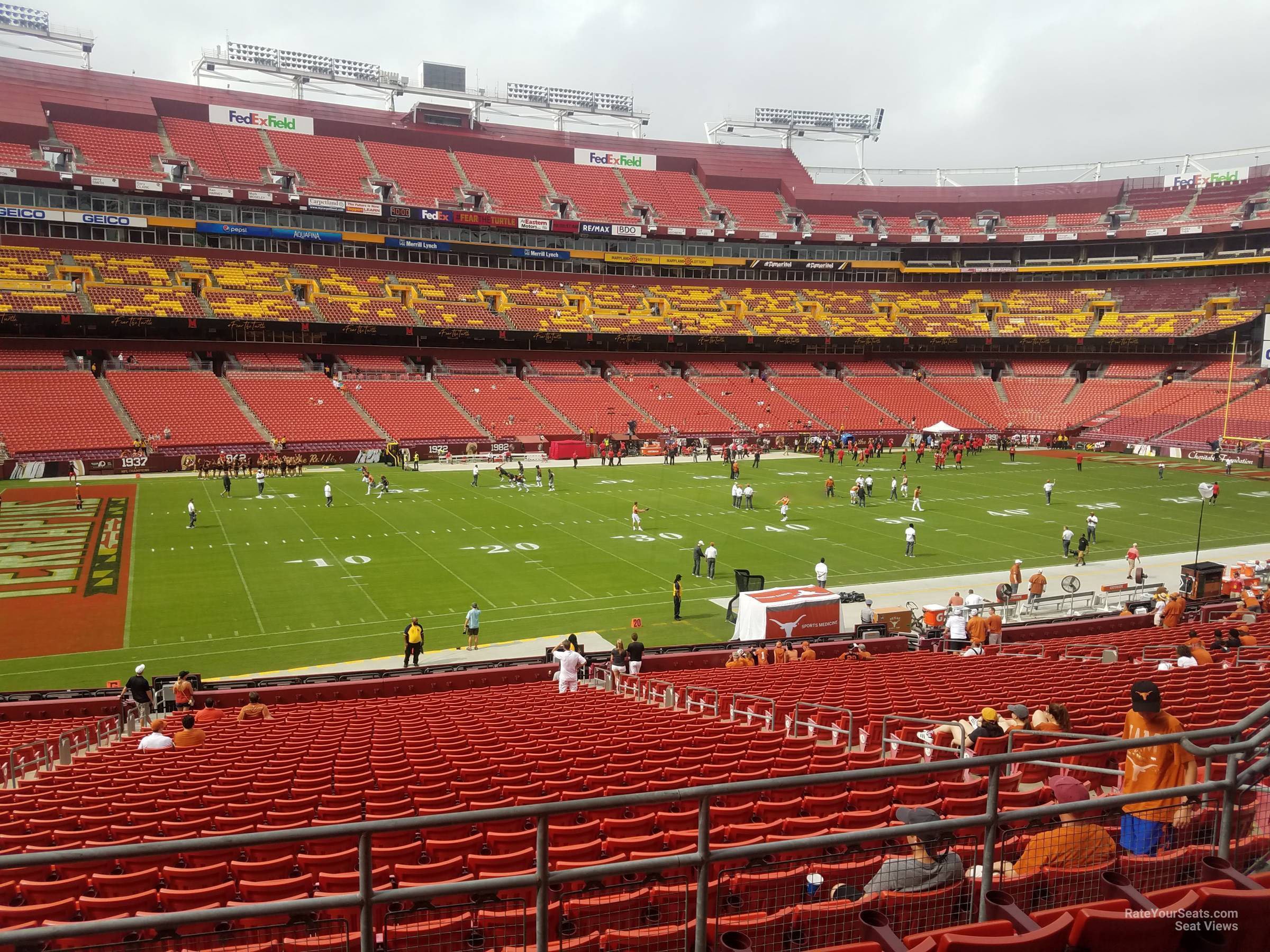 section 225, row 4 seat view  for football - northwest stadium