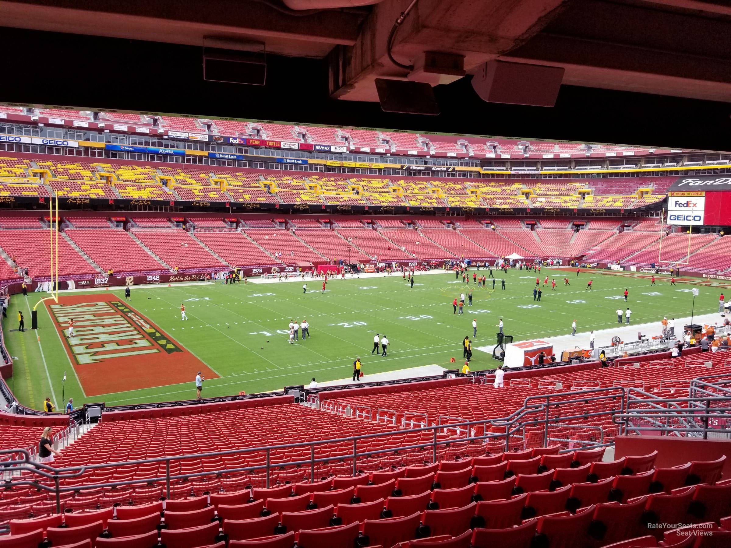 section 226, row 10 seat view  for football - northwest stadium