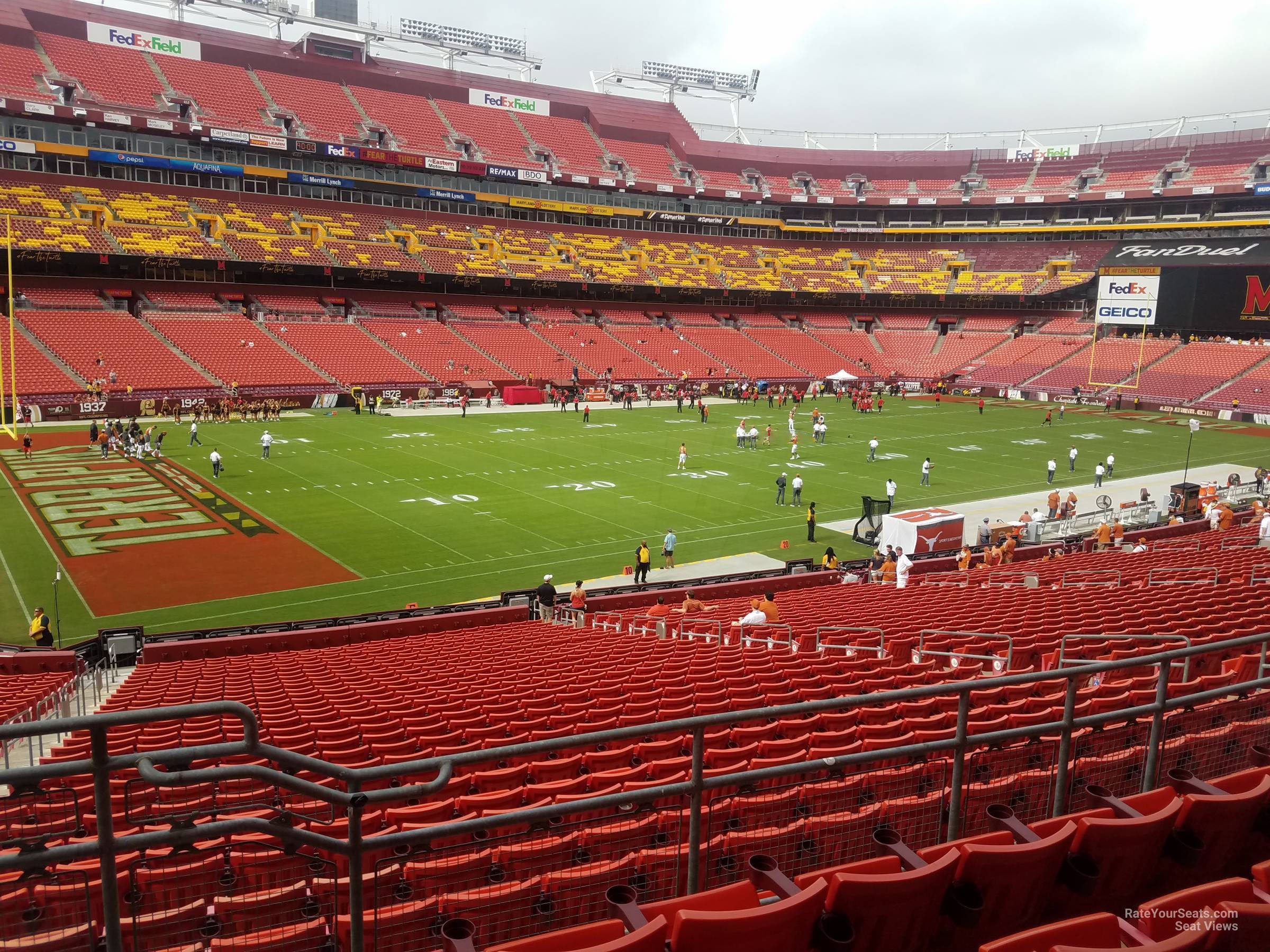 section 226, row 4 seat view  - fedexfield