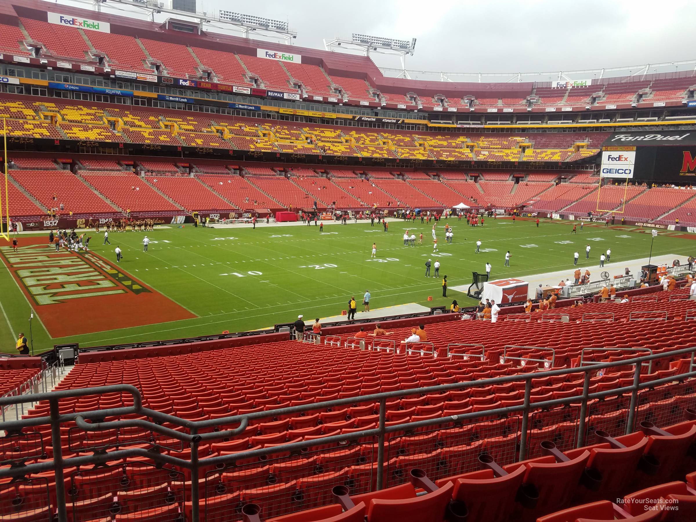 section 226, row 4 seat view  for football - northwest stadium