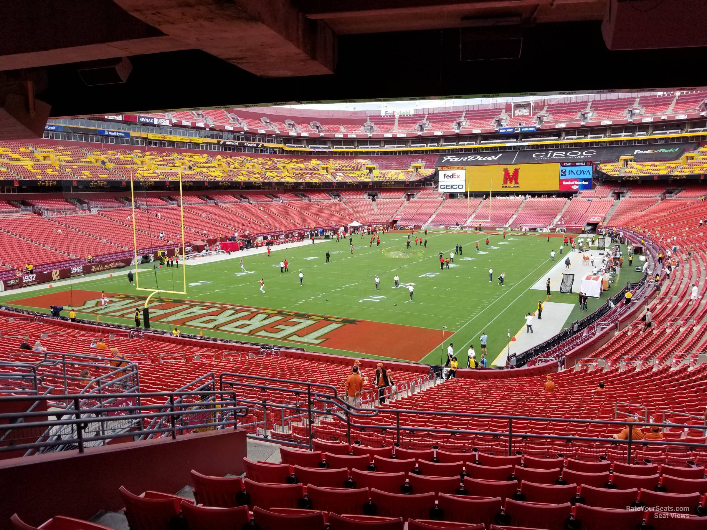 section 229, row 10 seat view  for football - northwest stadium