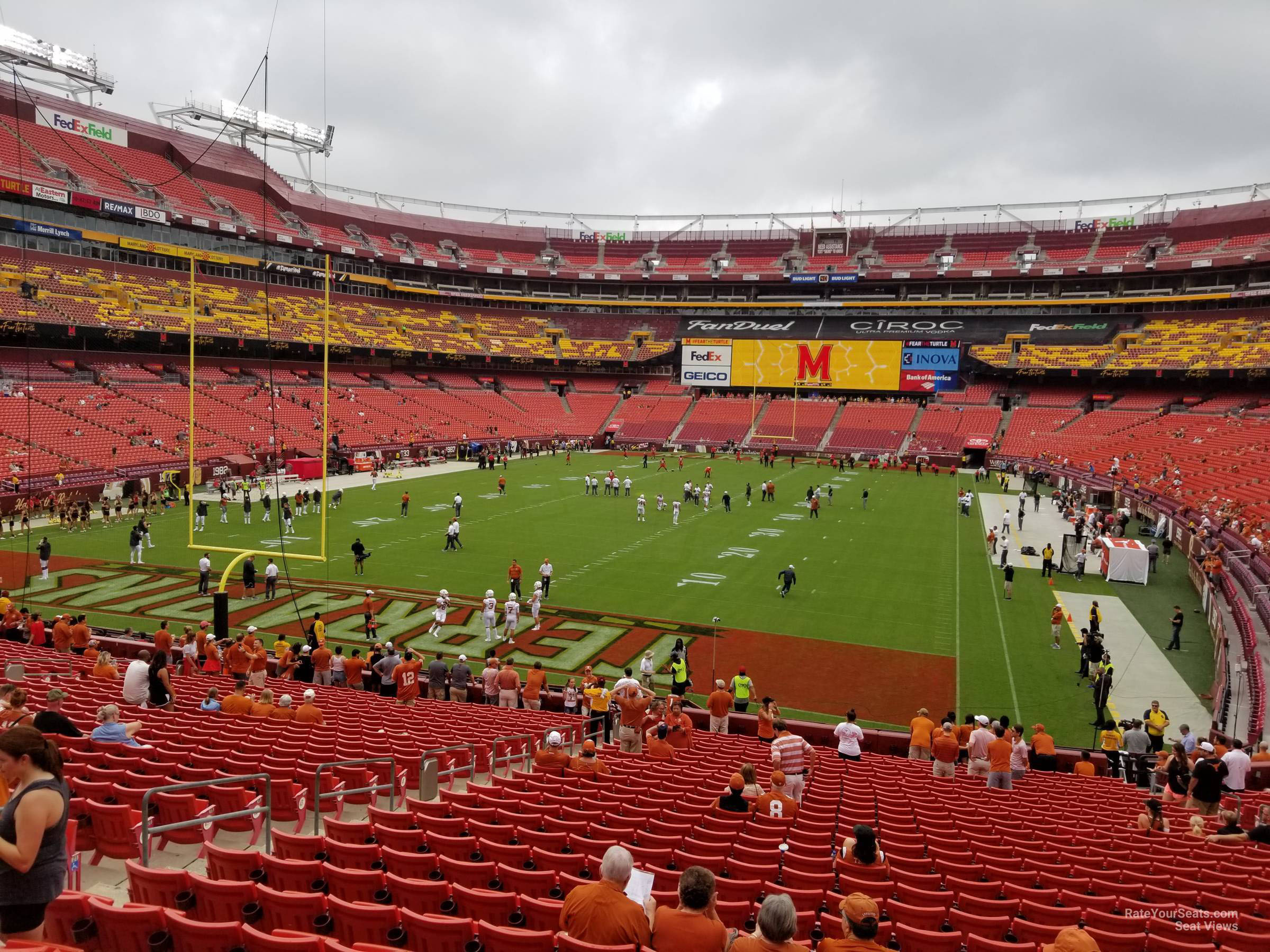section 230, row 1 seat view  for football - northwest stadium