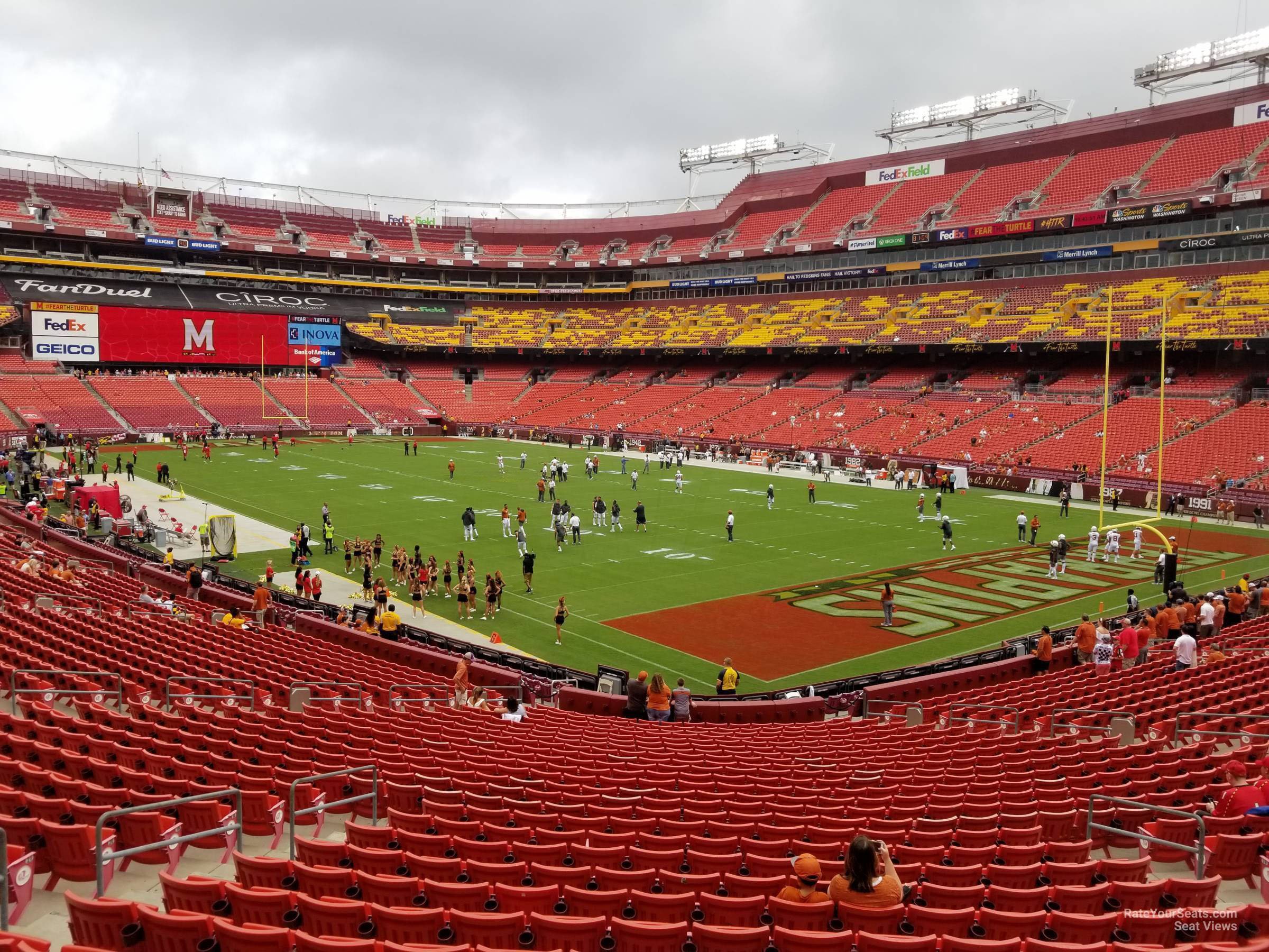 section 236, row 1 seat view  for football - northwest stadium