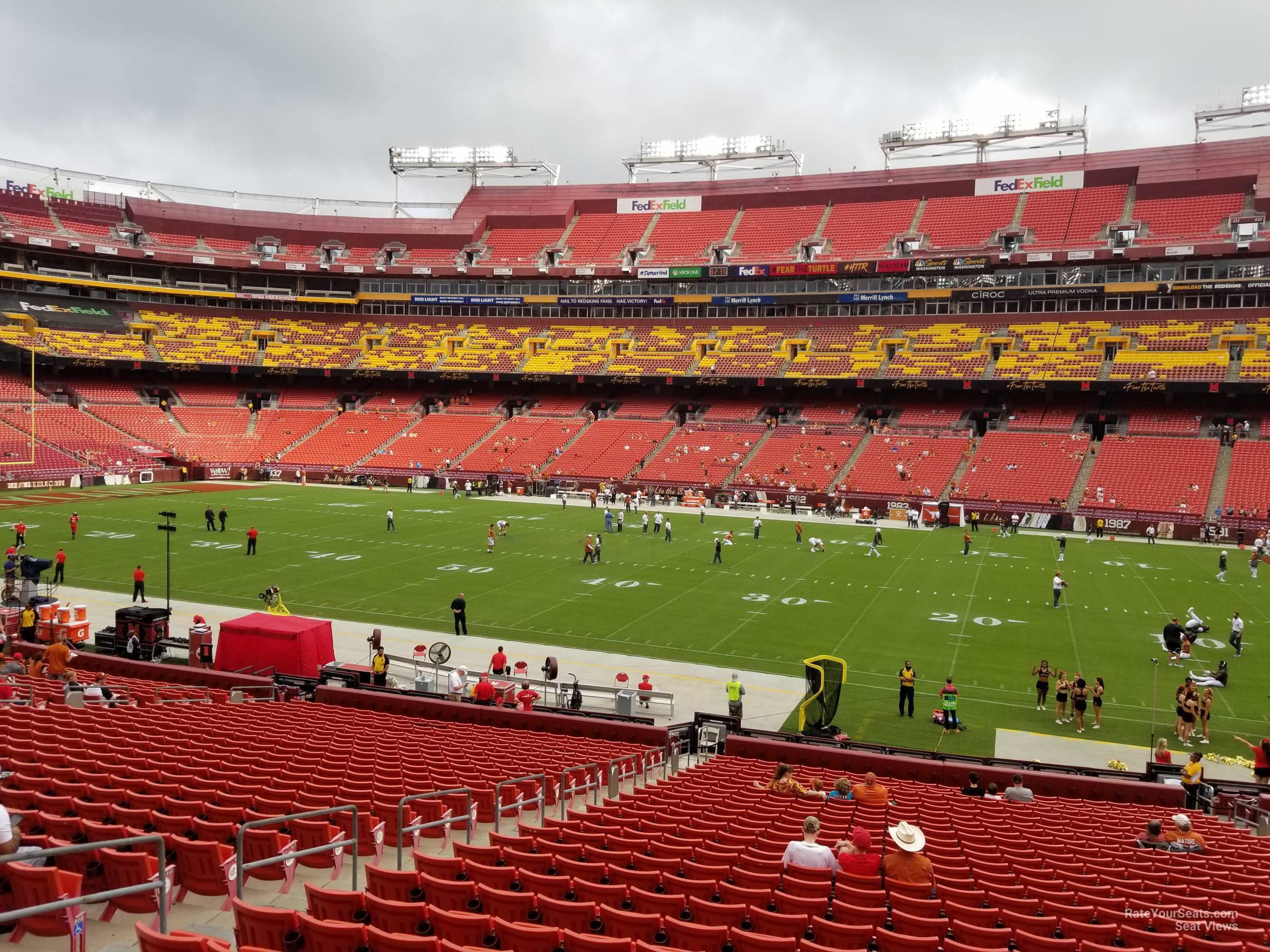section 240, row 1 seat view  for football - northwest stadium