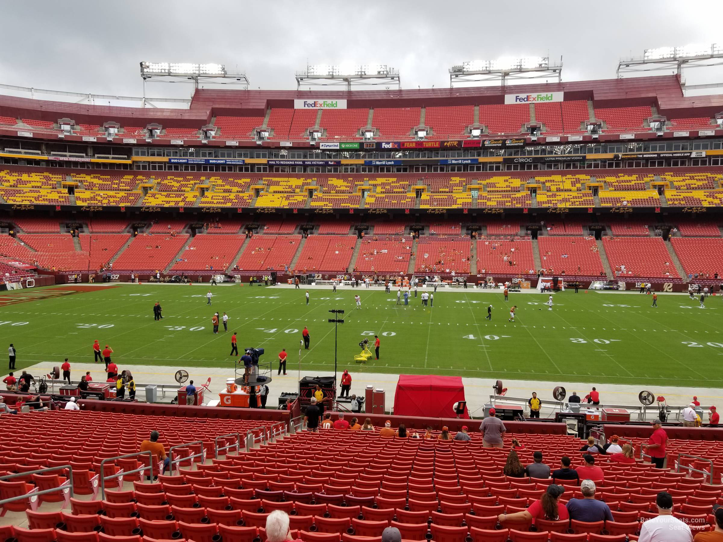 section 242, row 1 seat view  for football - northwest stadium