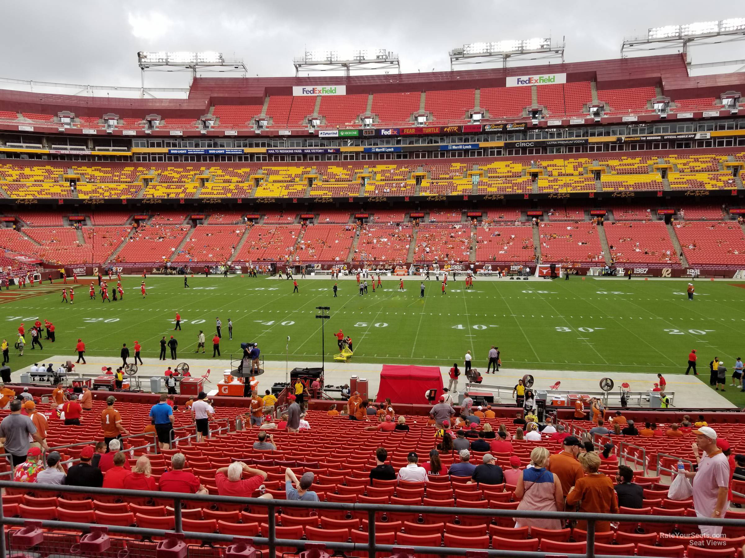 section 242, row 5 seat view  for football - northwest stadium