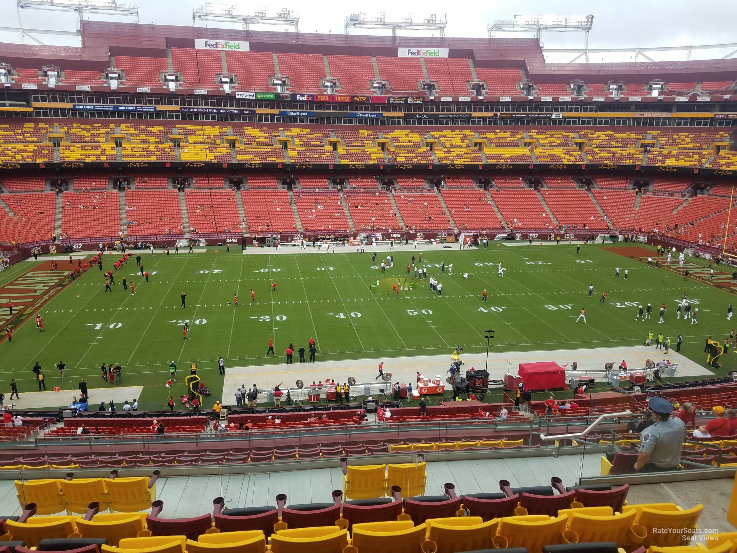 zone a club 302, row 16 seat view  for football - northwest stadium