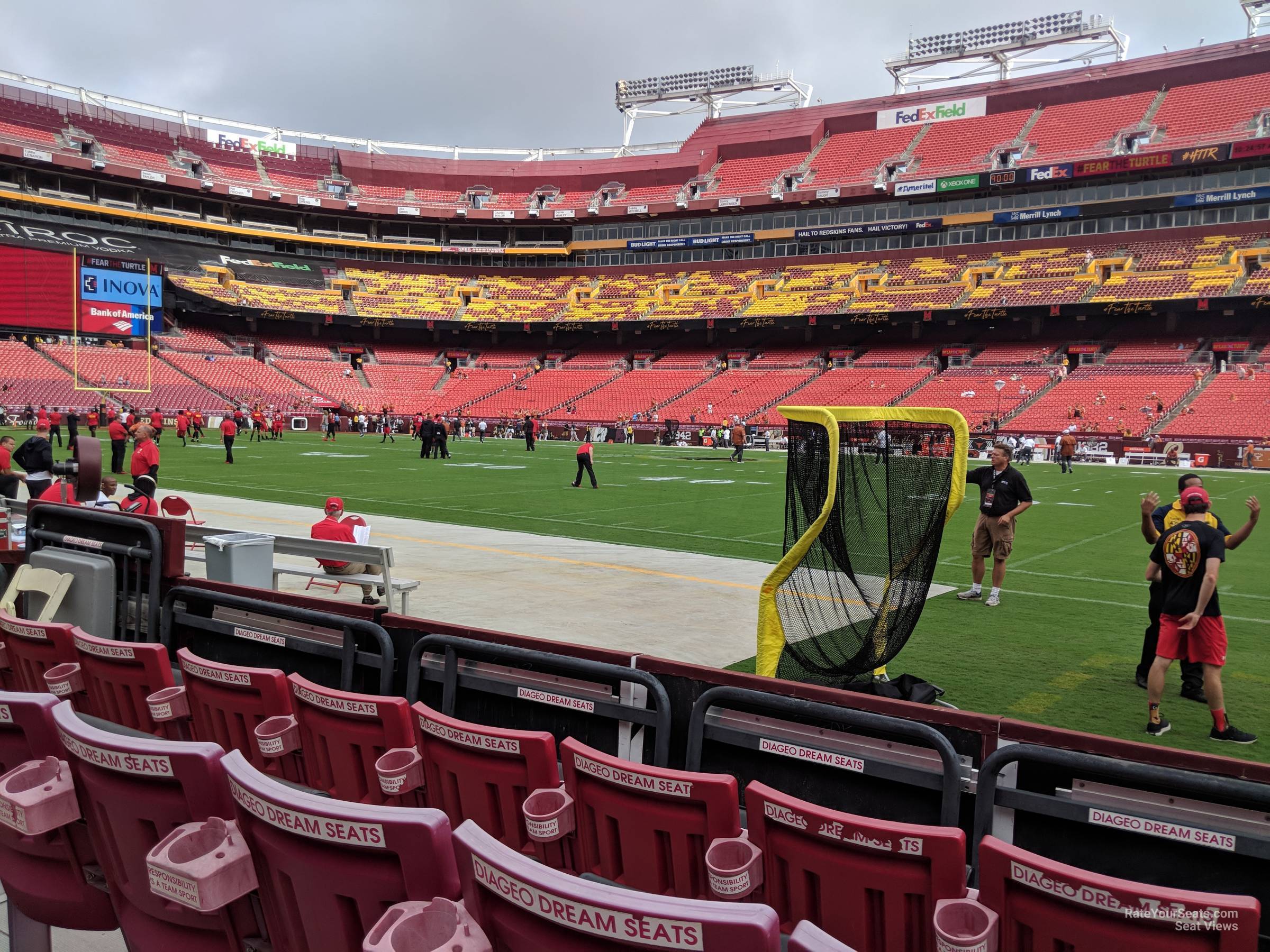 Fedex Field Seating Chart With Row Numbers Elcho Table