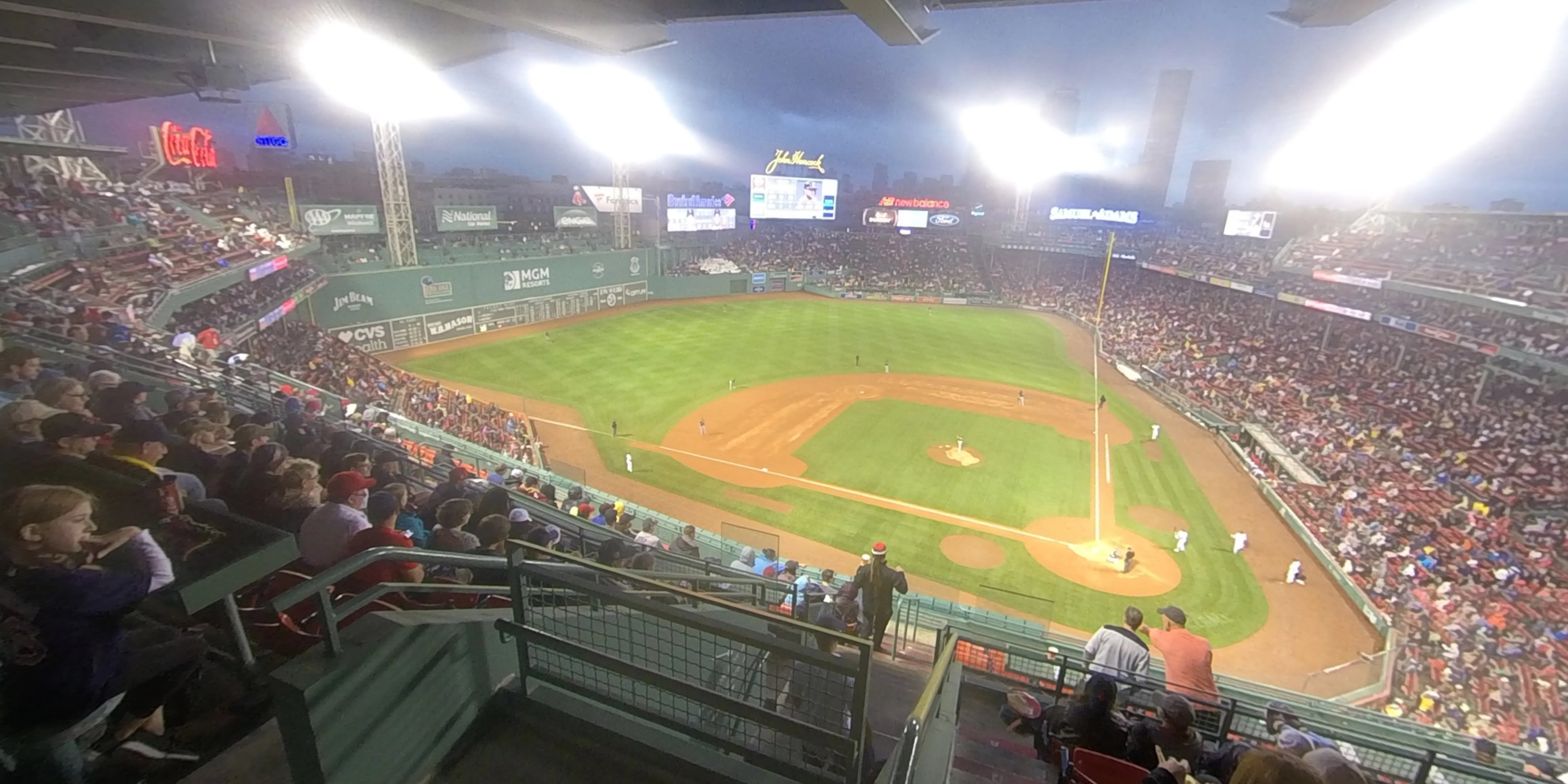 third base pavilion sro panoramic seat view  for baseball - fenway park