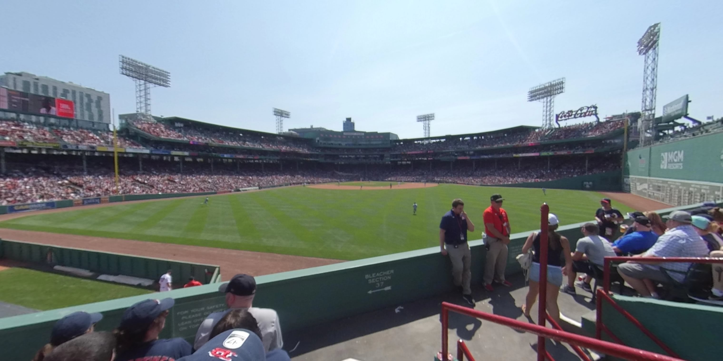 Bleachers 37 at Fenway Park