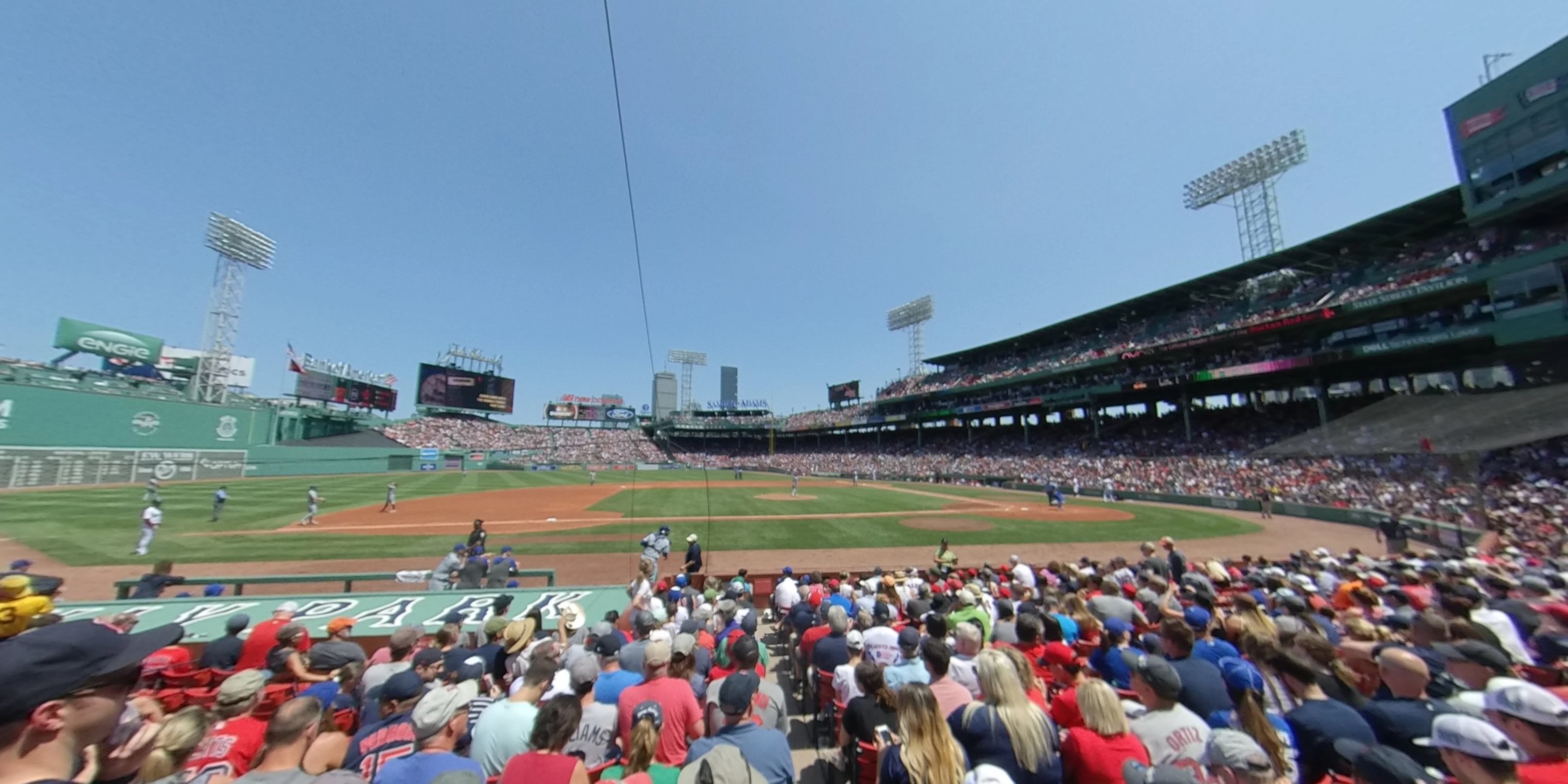 field box 60 panoramic seat view  for baseball - fenway park