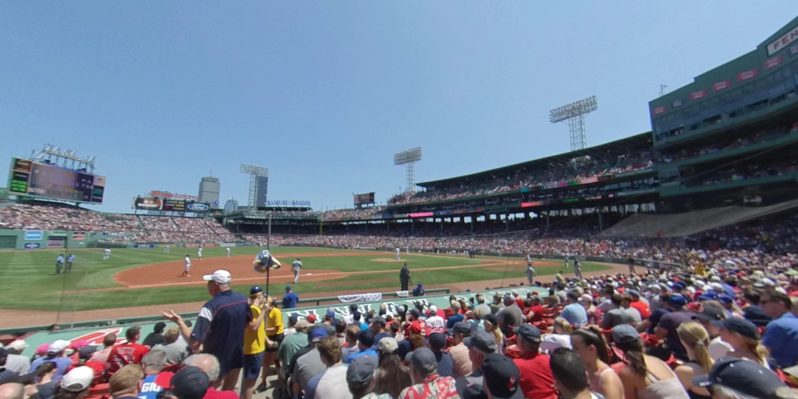 field box 65 panoramic seat view  for baseball - fenway park