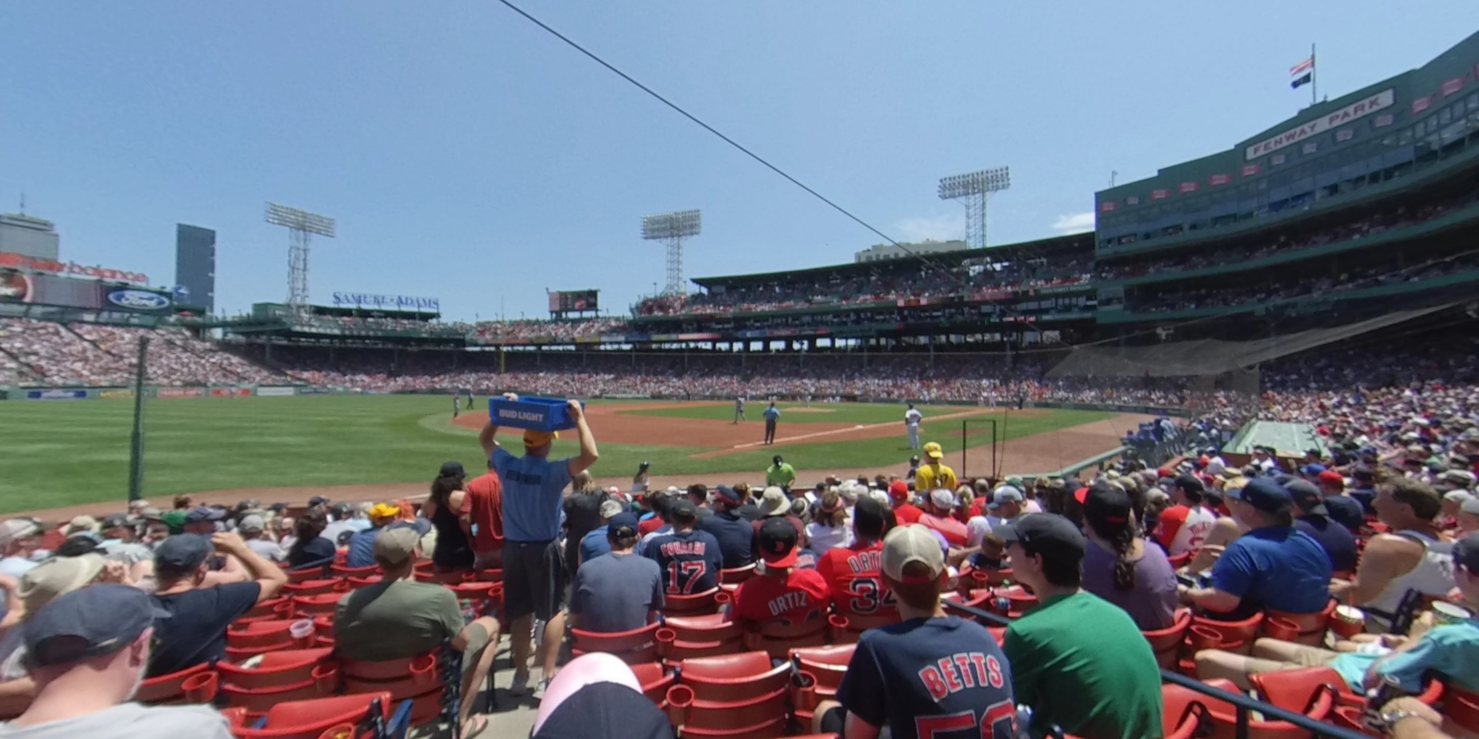 field box 75 panoramic seat view  for baseball - fenway park