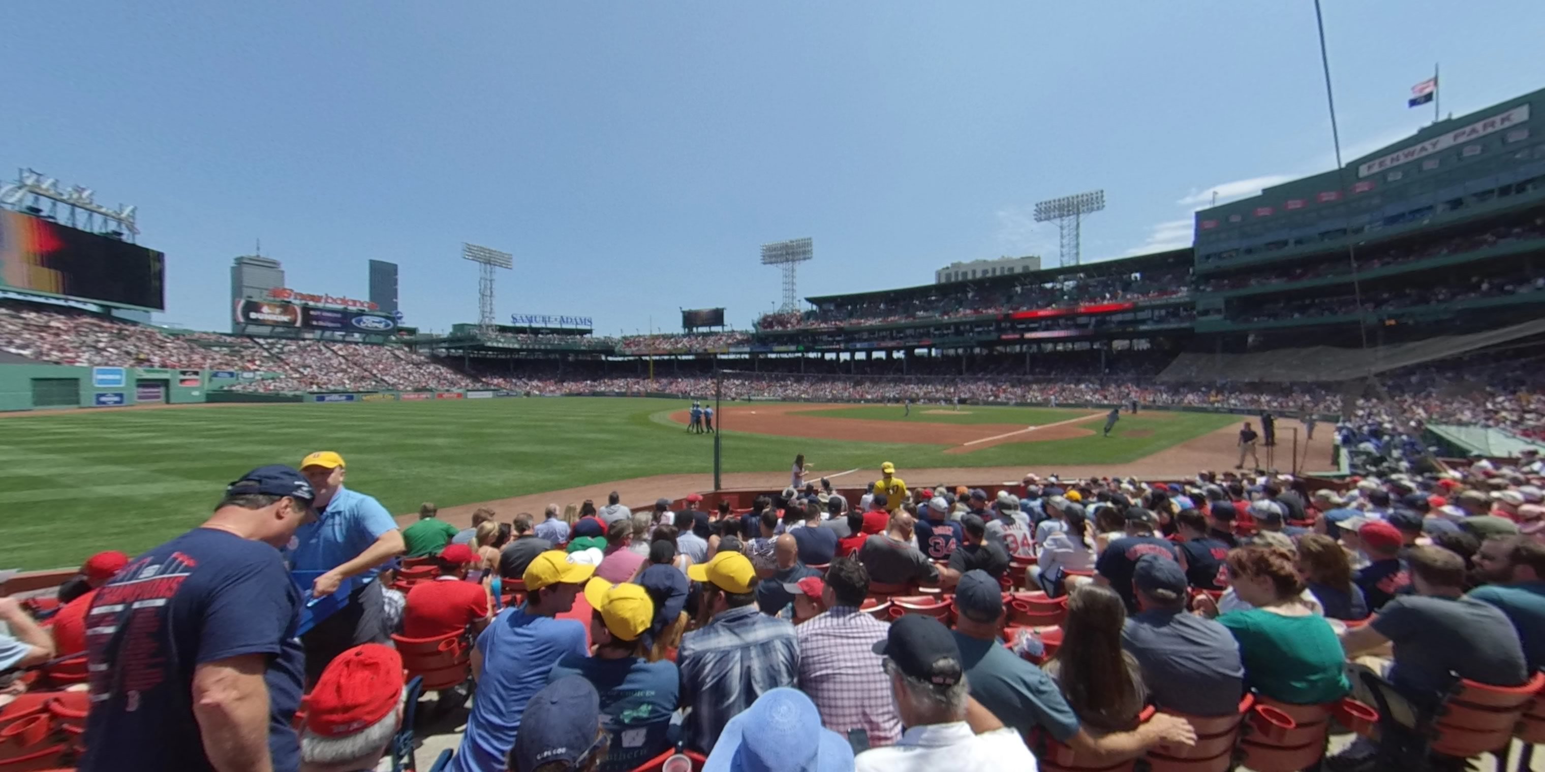 field box 79 panoramic seat view  for baseball - fenway park
