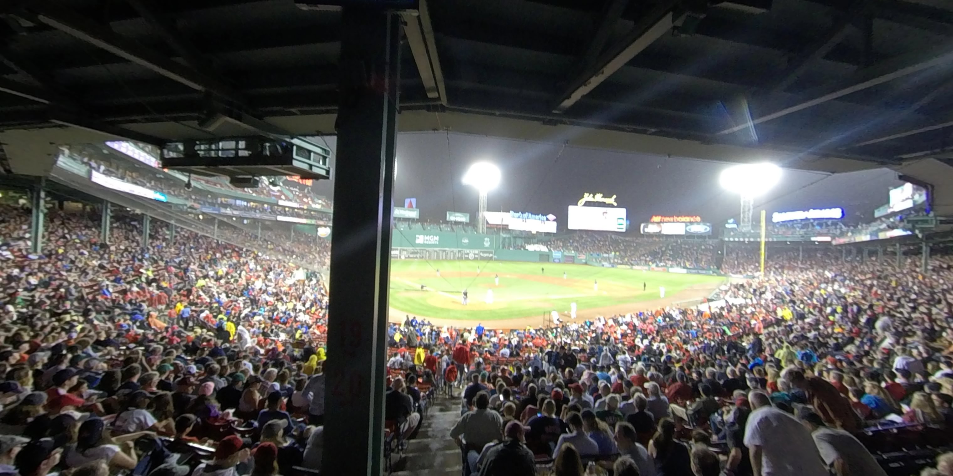 Grandstand 20 at Fenway Park