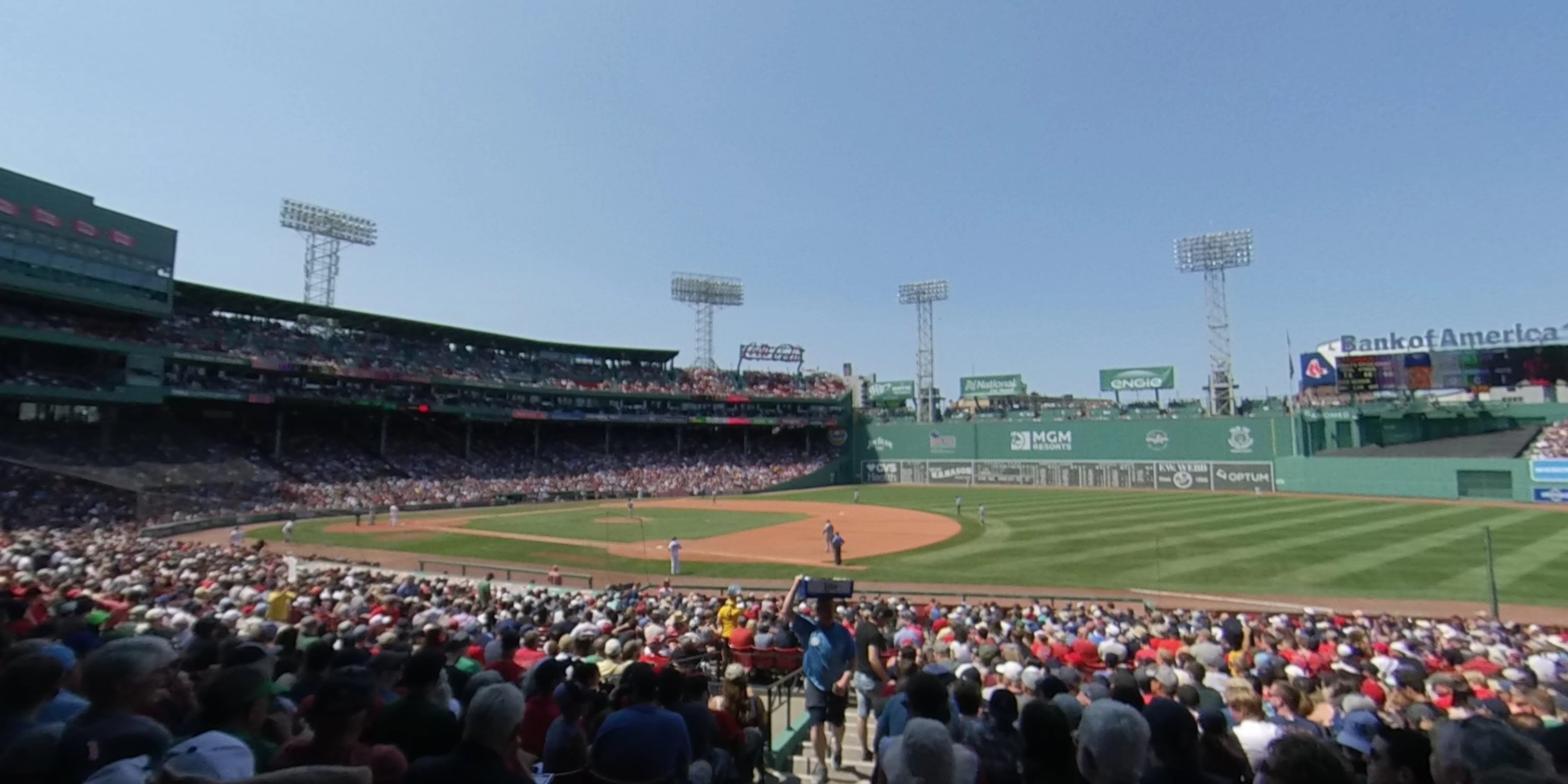 loge box 102 panoramic seat view  for baseball - fenway park