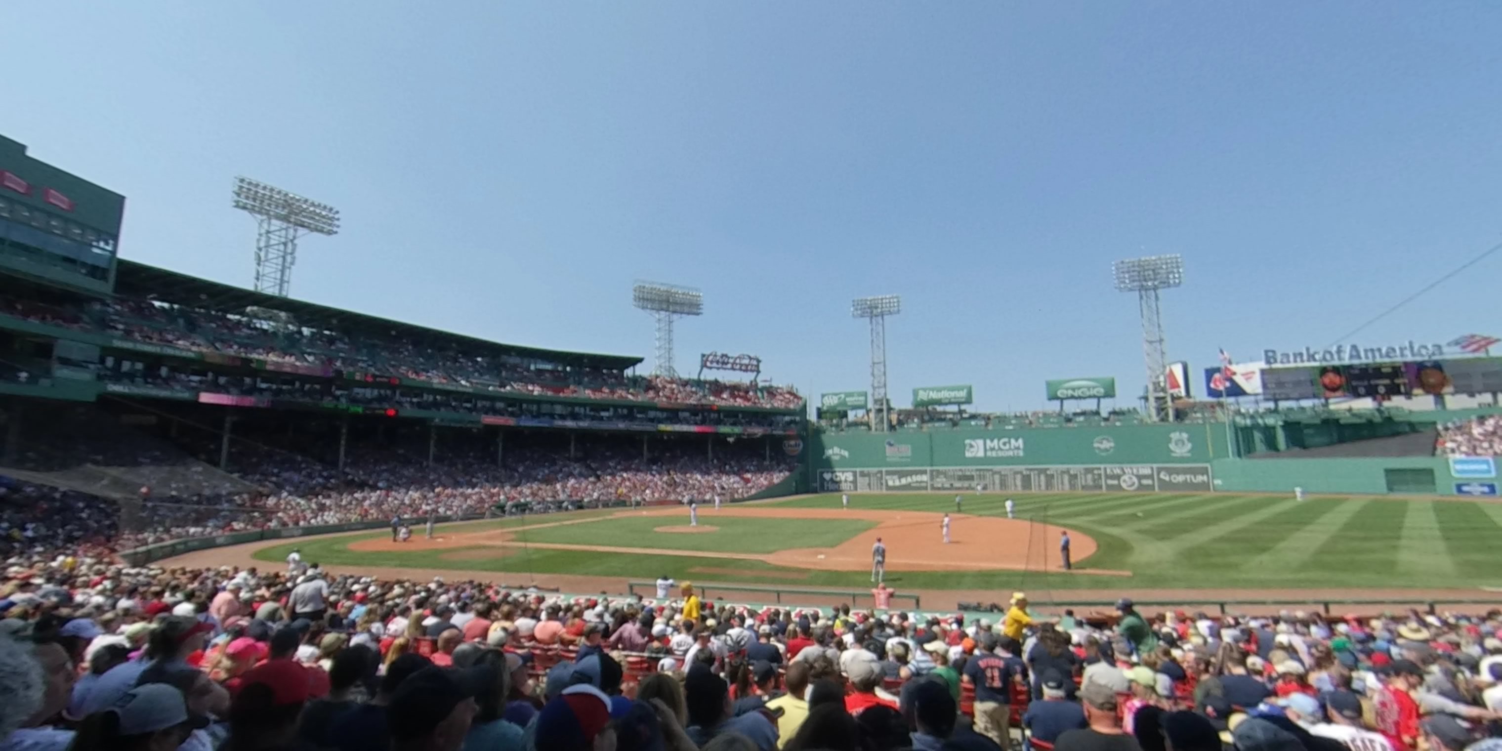 loge box 109 panoramic seat view  for baseball - fenway park