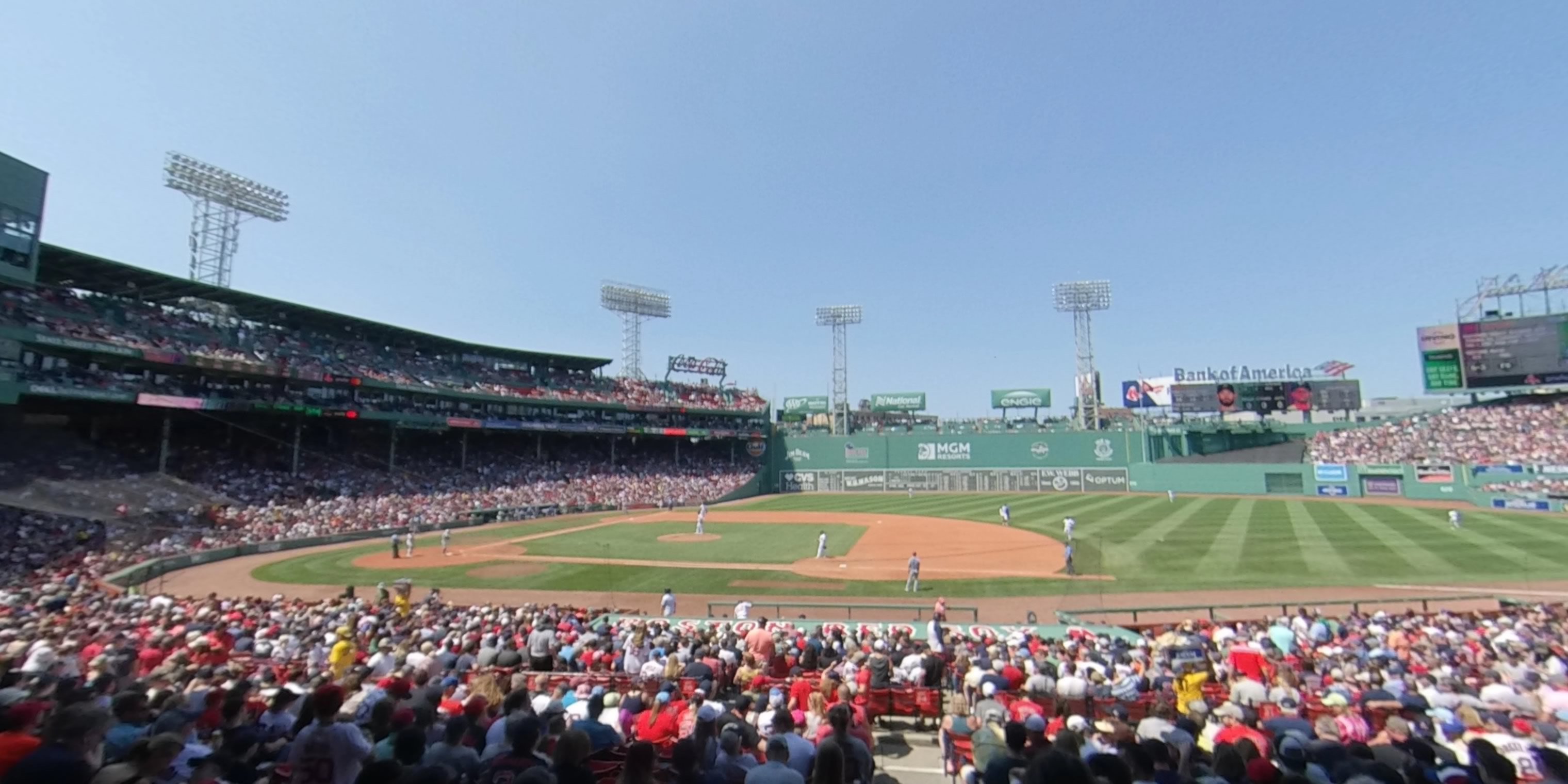 loge box 111 panoramic seat view  for baseball - fenway park