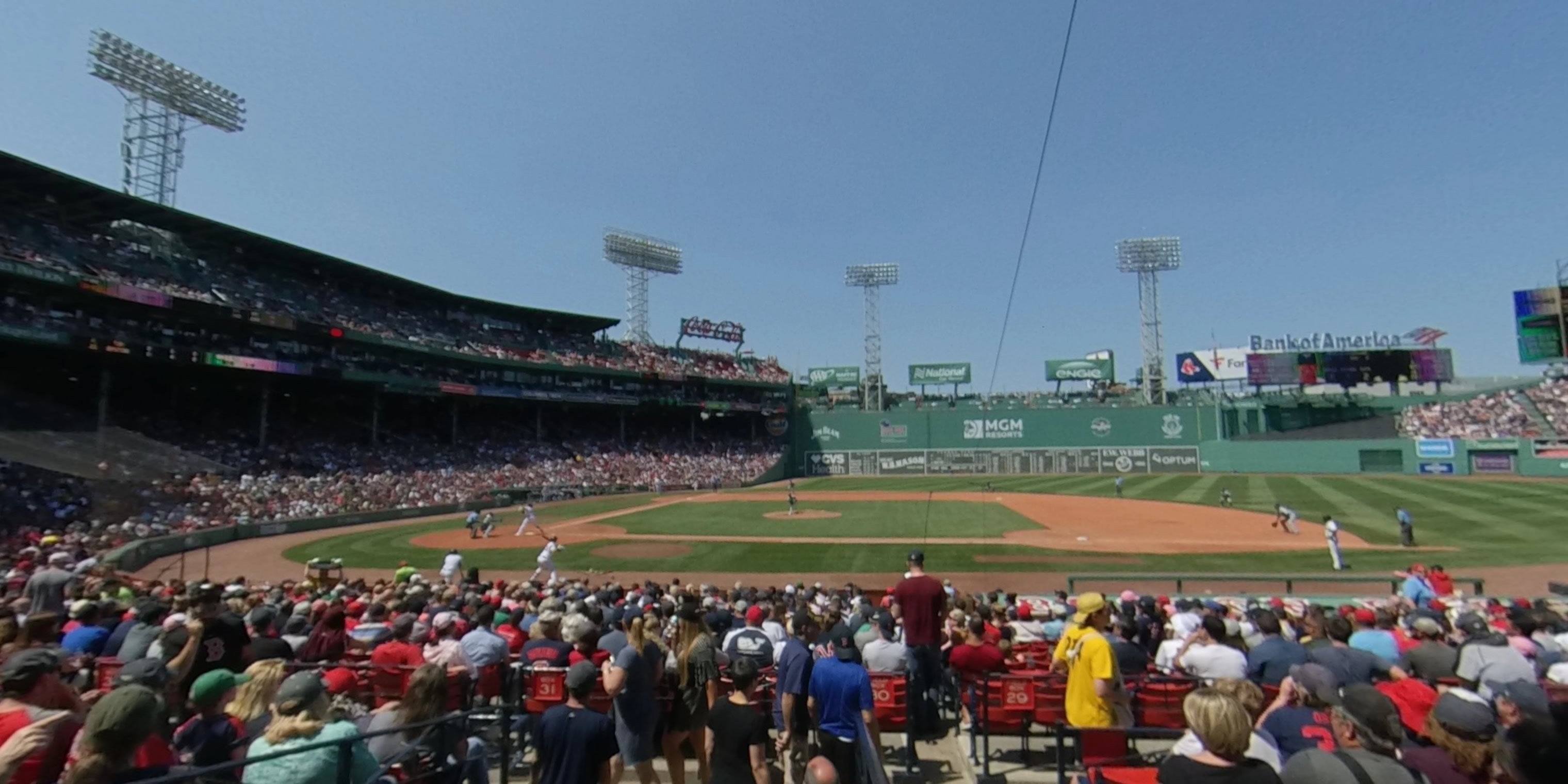 loge box 115 panoramic seat view  for baseball - fenway park