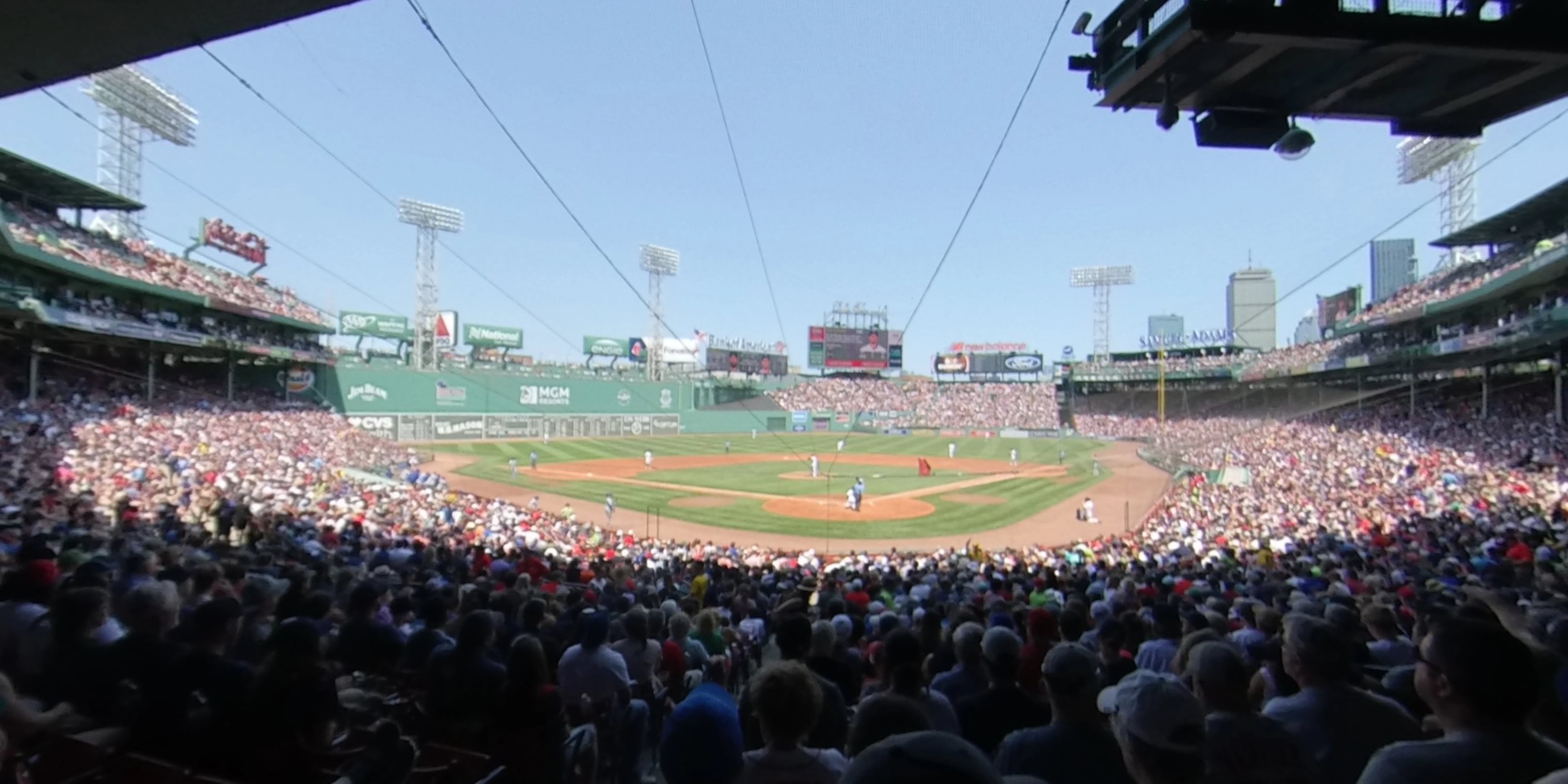 loge box 132 panoramic seat view  for baseball - fenway park