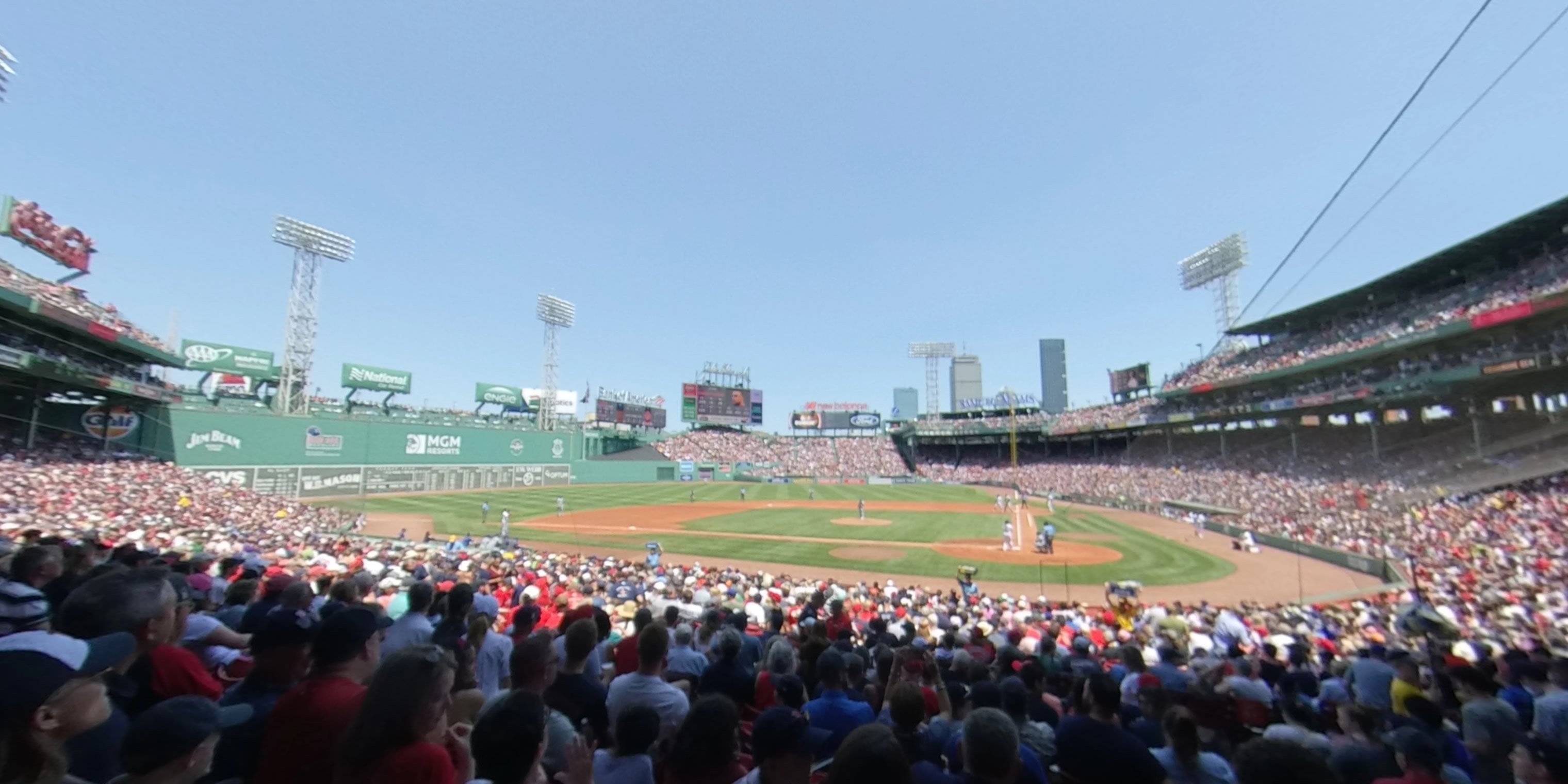 loge box 137 panoramic seat view  for baseball - fenway park